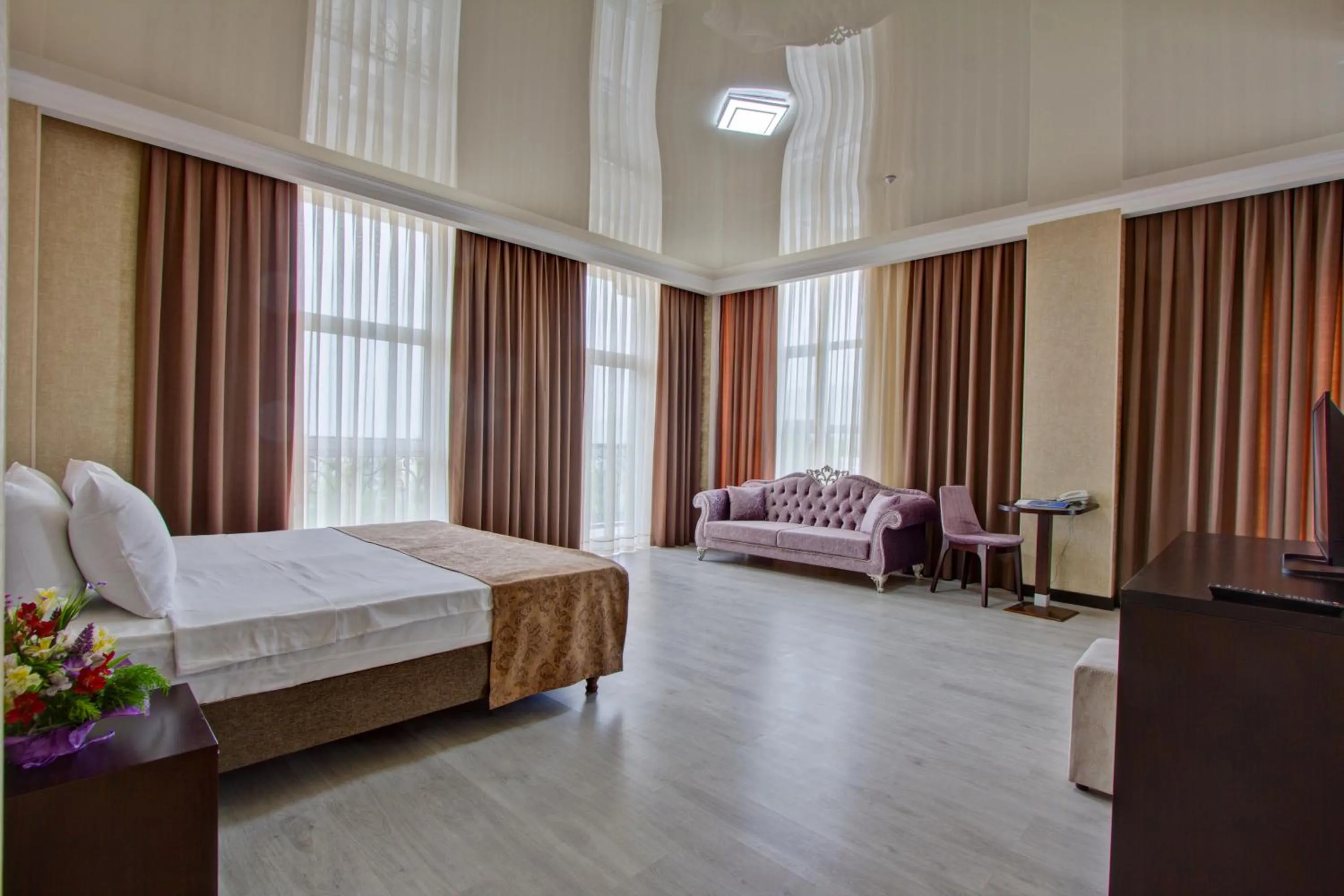 Property building, Bed in Karagat Hotel