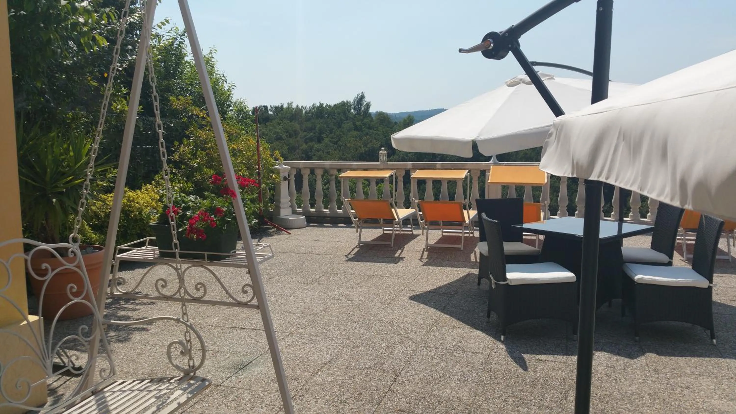 Balcony/Terrace in Borgo dei Poeti Romantik Hotel