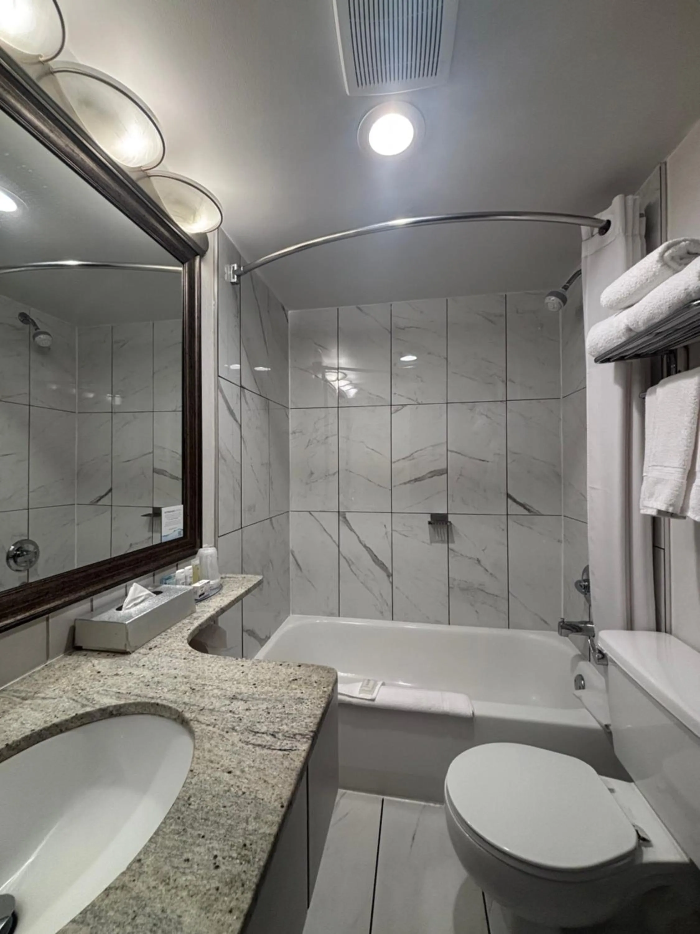 Shower in Super 8 by Wyndham Macleod Trail Calgary