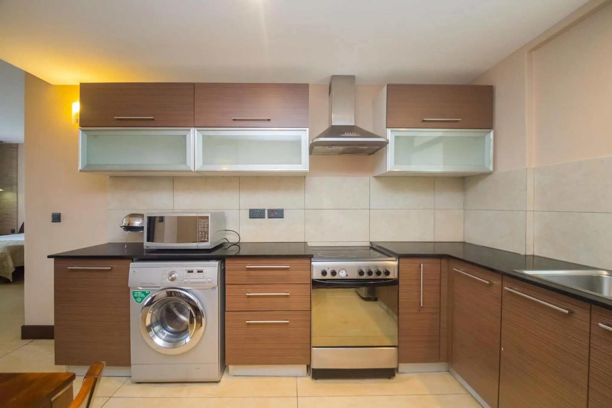 Kitchen or kitchenette in Taarifa Suites by Dunhill Serviced Apartments