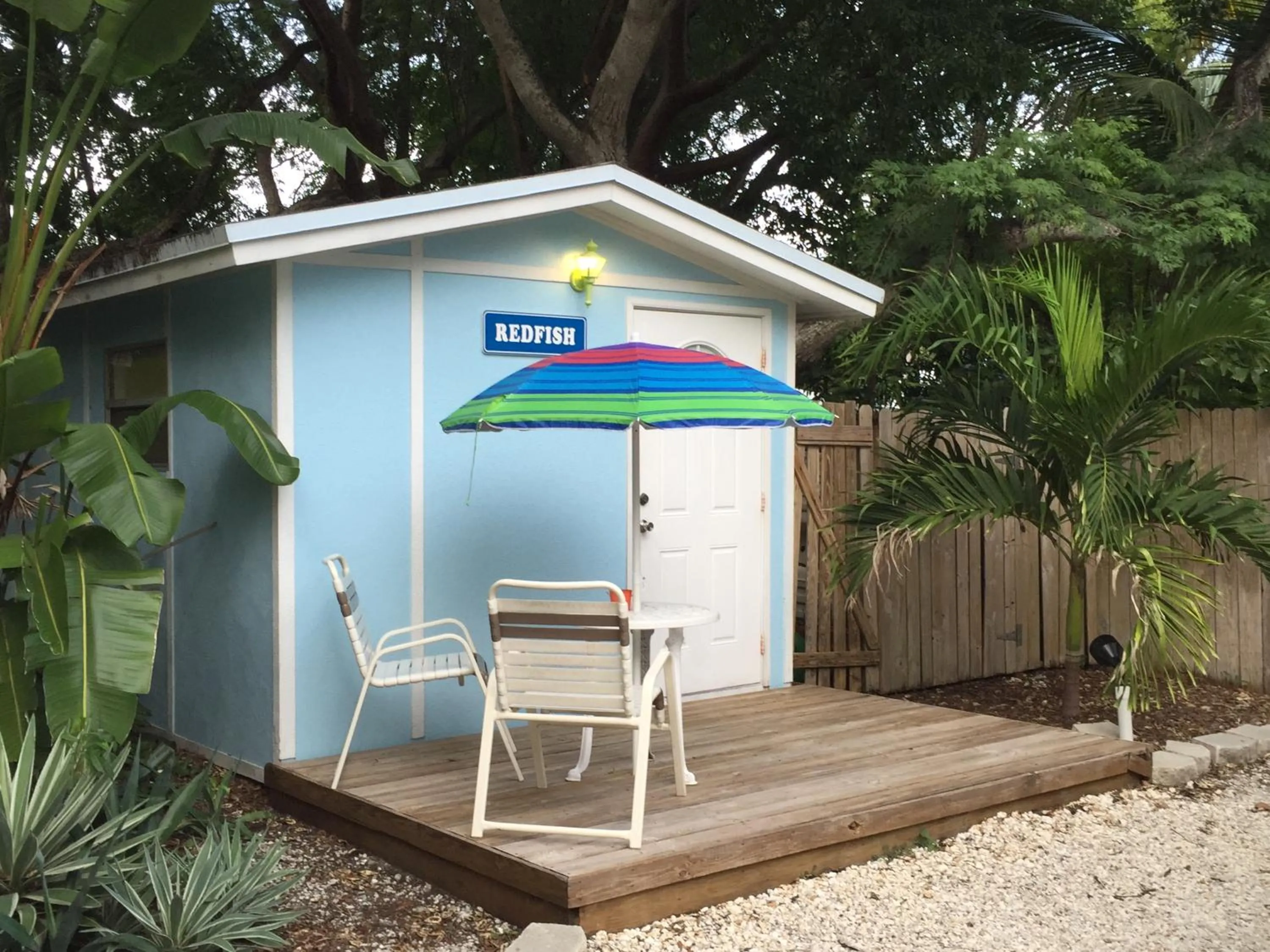 Patio in Seafarer Key Largo Resort and Beach