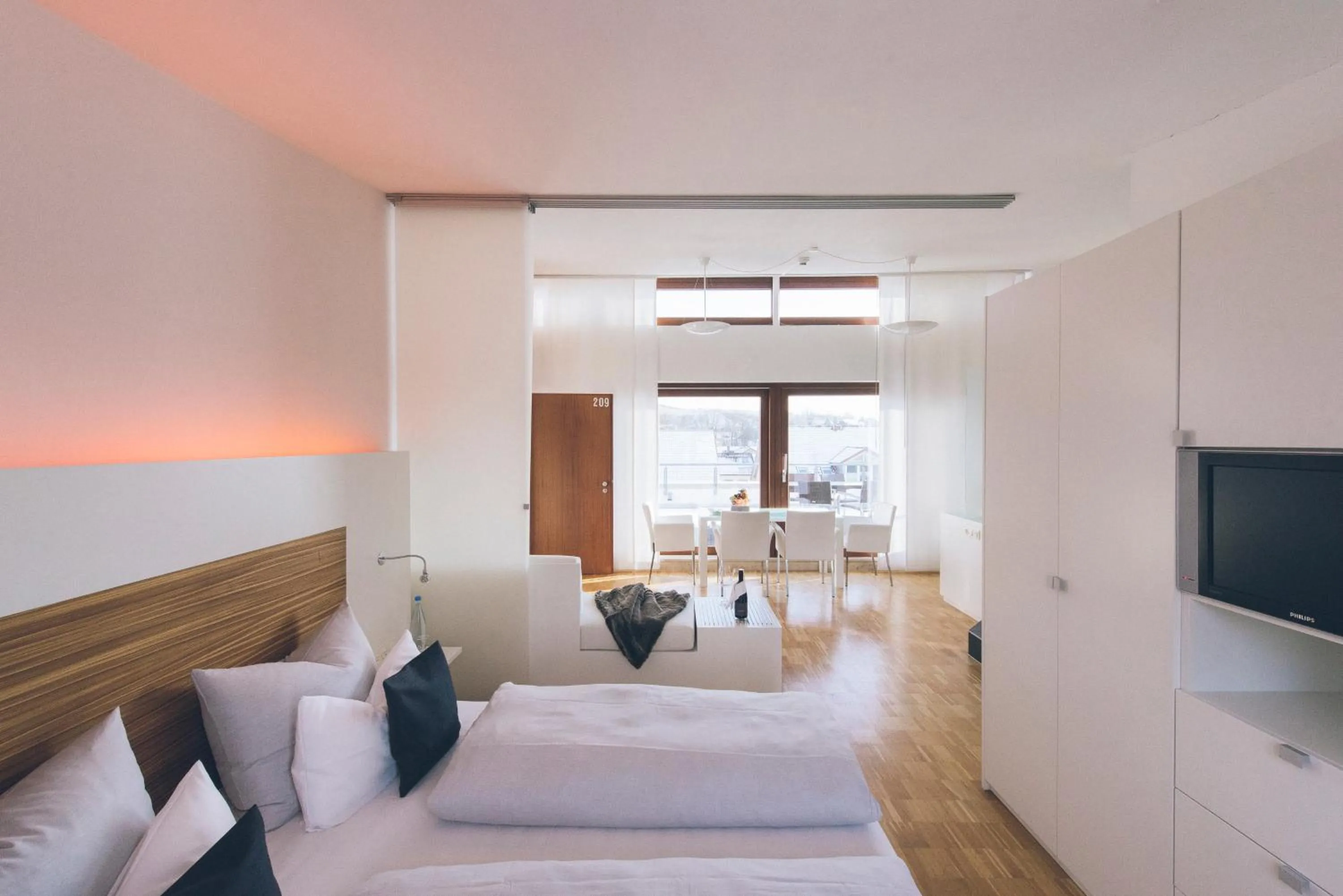 Bed in Das Wildeck Hotel & Restaurant