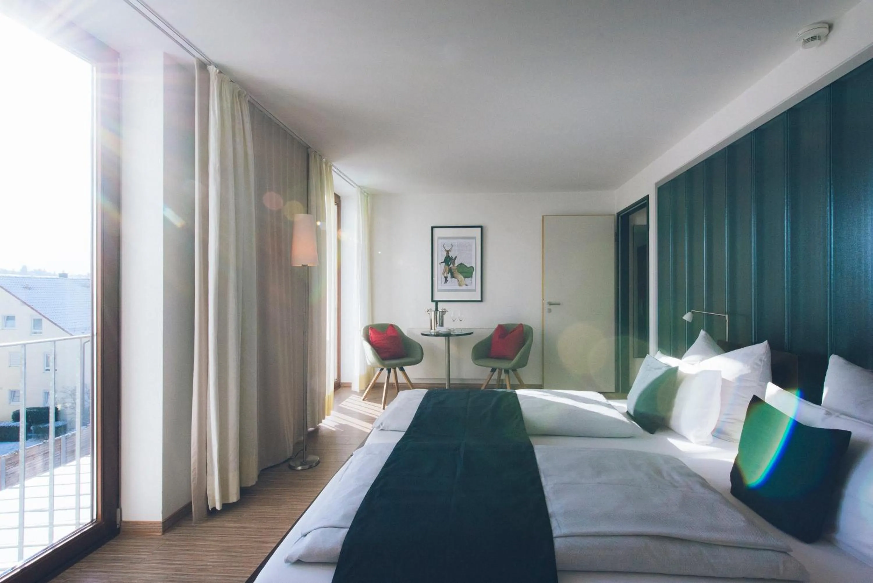 Bed in Das Wildeck Hotel & Restaurant