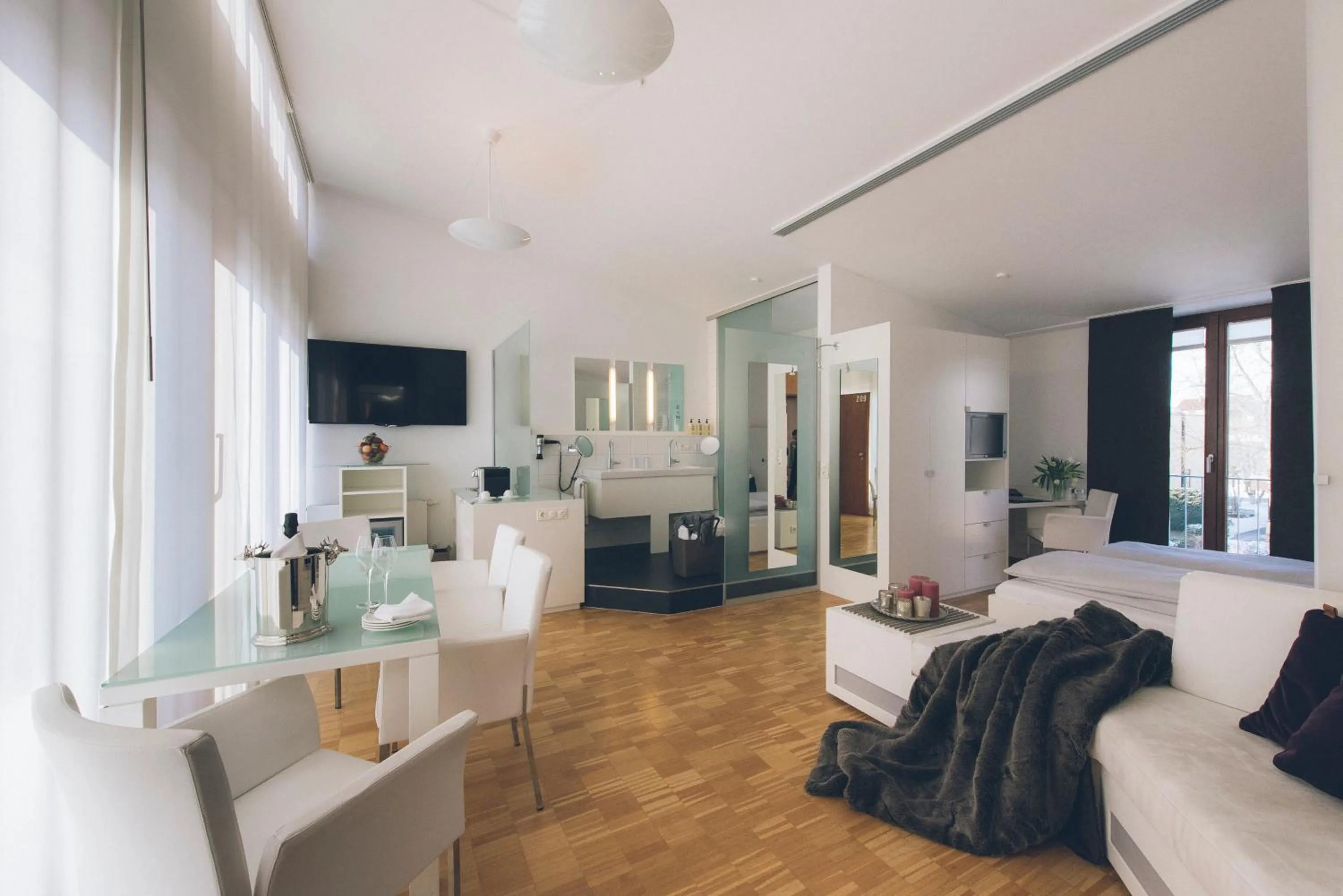 Bed in Das Wildeck Hotel & Restaurant