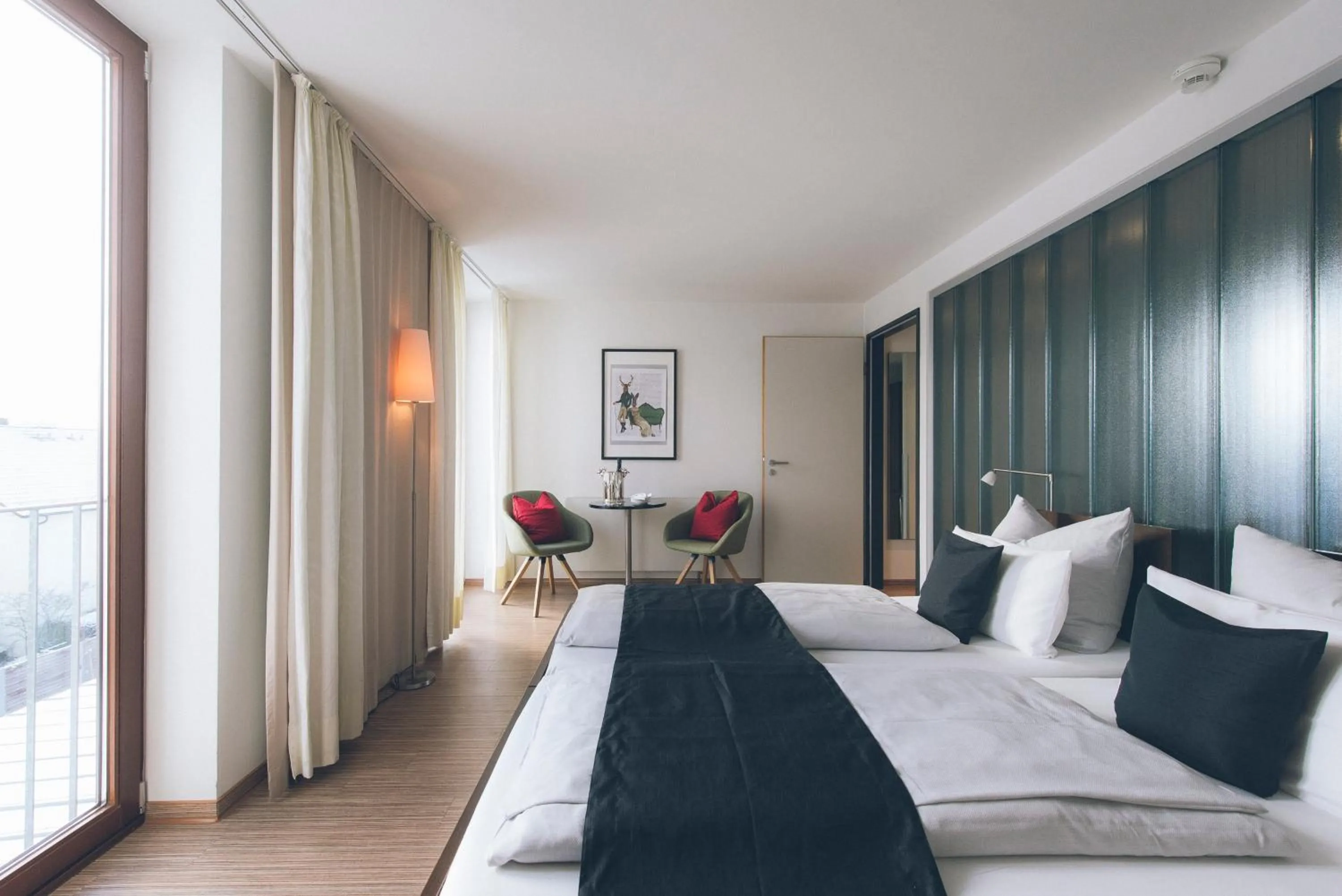 Bed in Das Wildeck Hotel & Restaurant