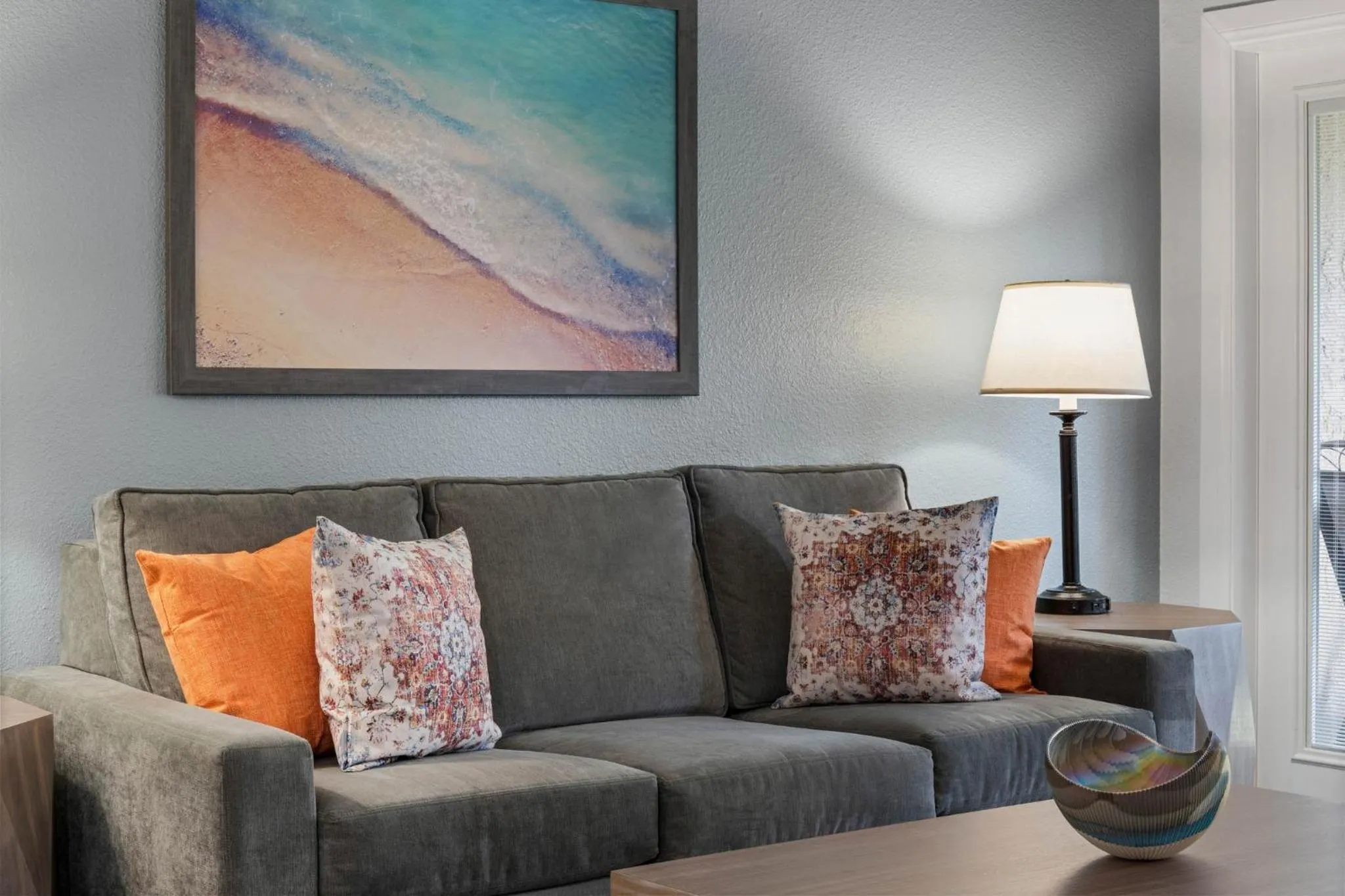 Living room in Club Wyndham Dolphin's Cove