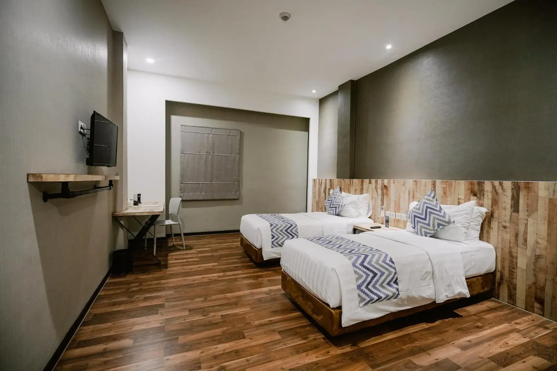 Deluxe Double or Twin Room with Garden View in All Nite And Day Palembang Veteran Deluxe Double or Twin Room with Garden View in All Nite And Day Palembang Veteran