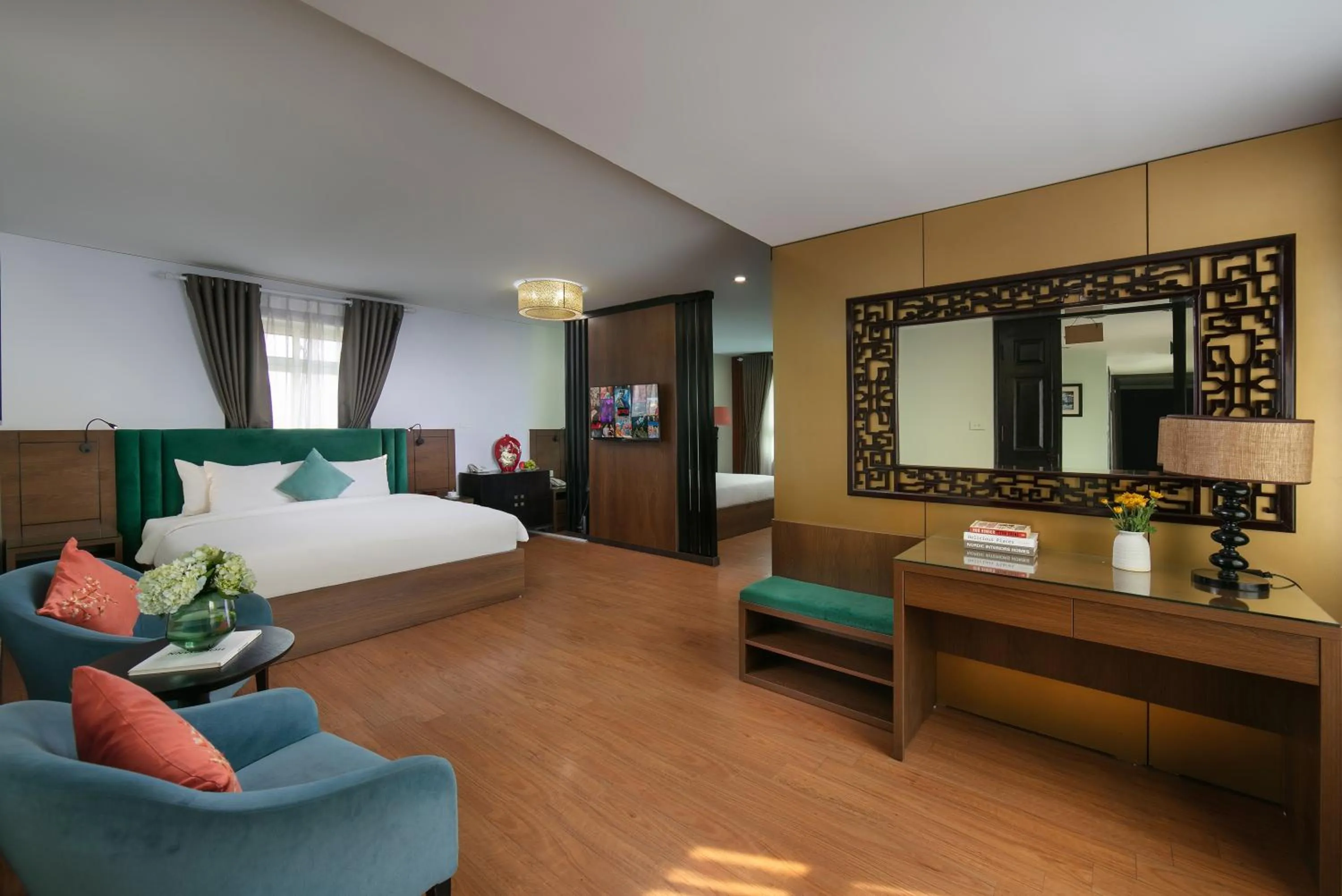 Bed in Anise Hotel & Spa Hanoi