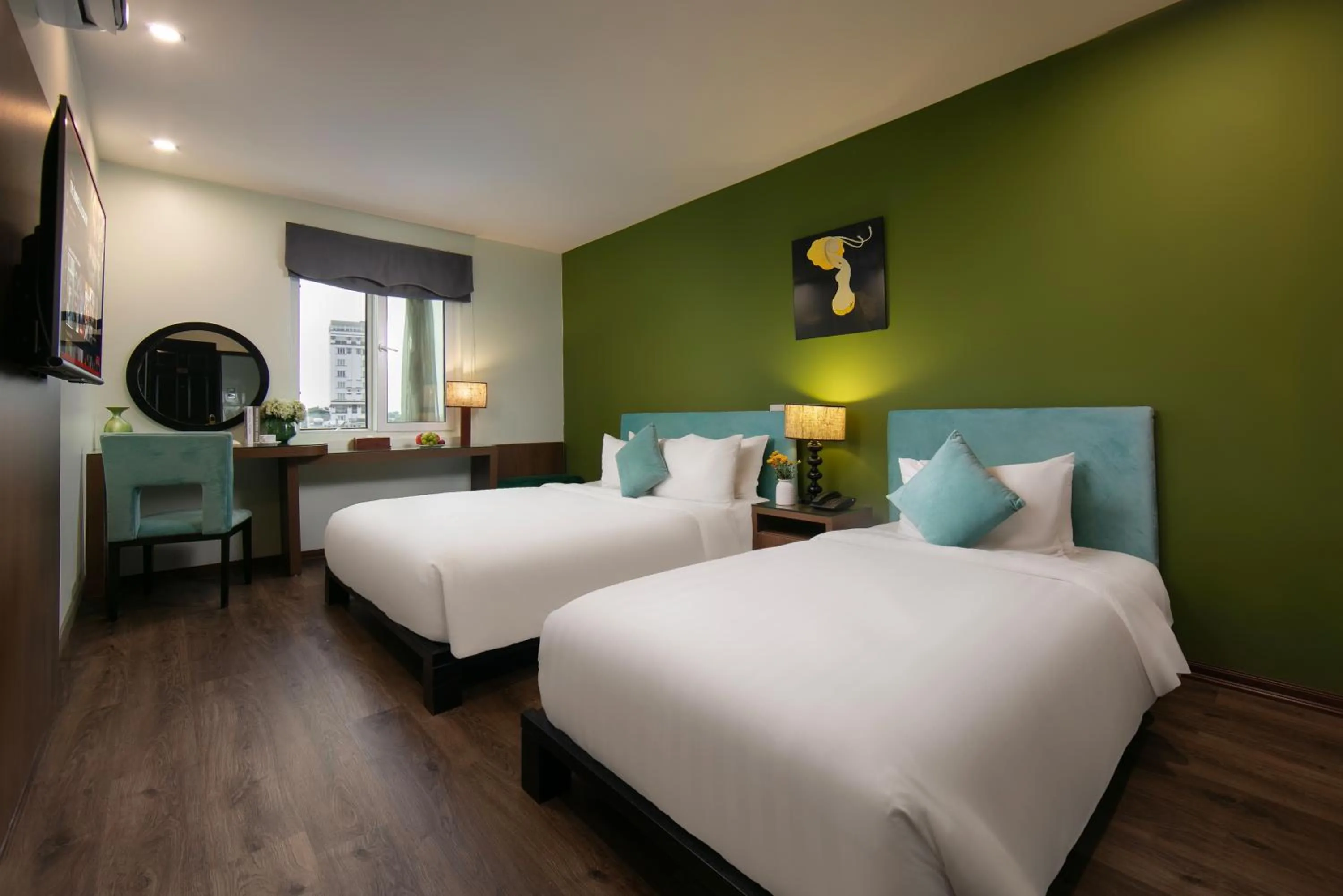 Bedroom, Bed in Anise Hotel & Spa Hanoi