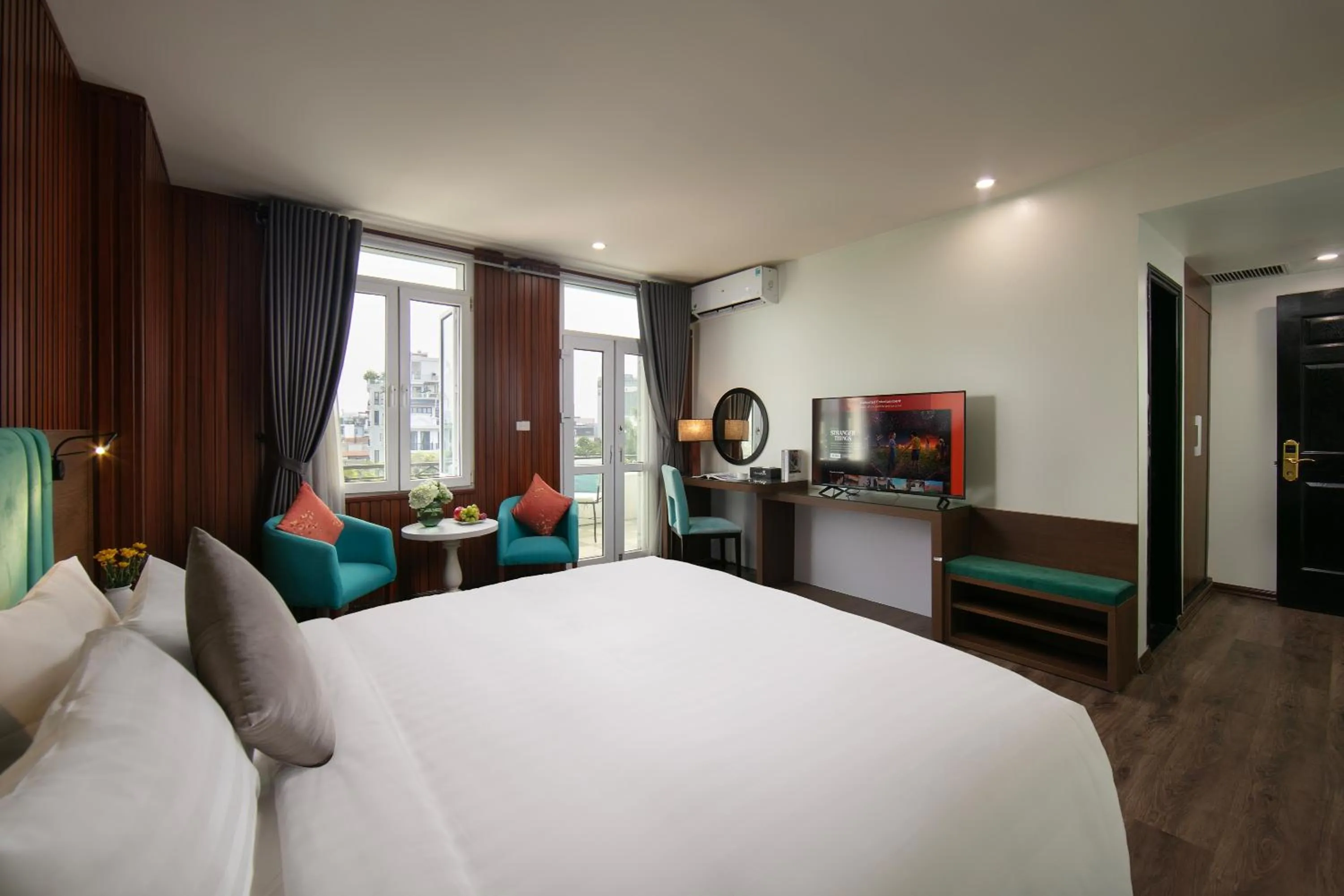 Bedroom, Bed in Anise Hotel & Spa Hanoi