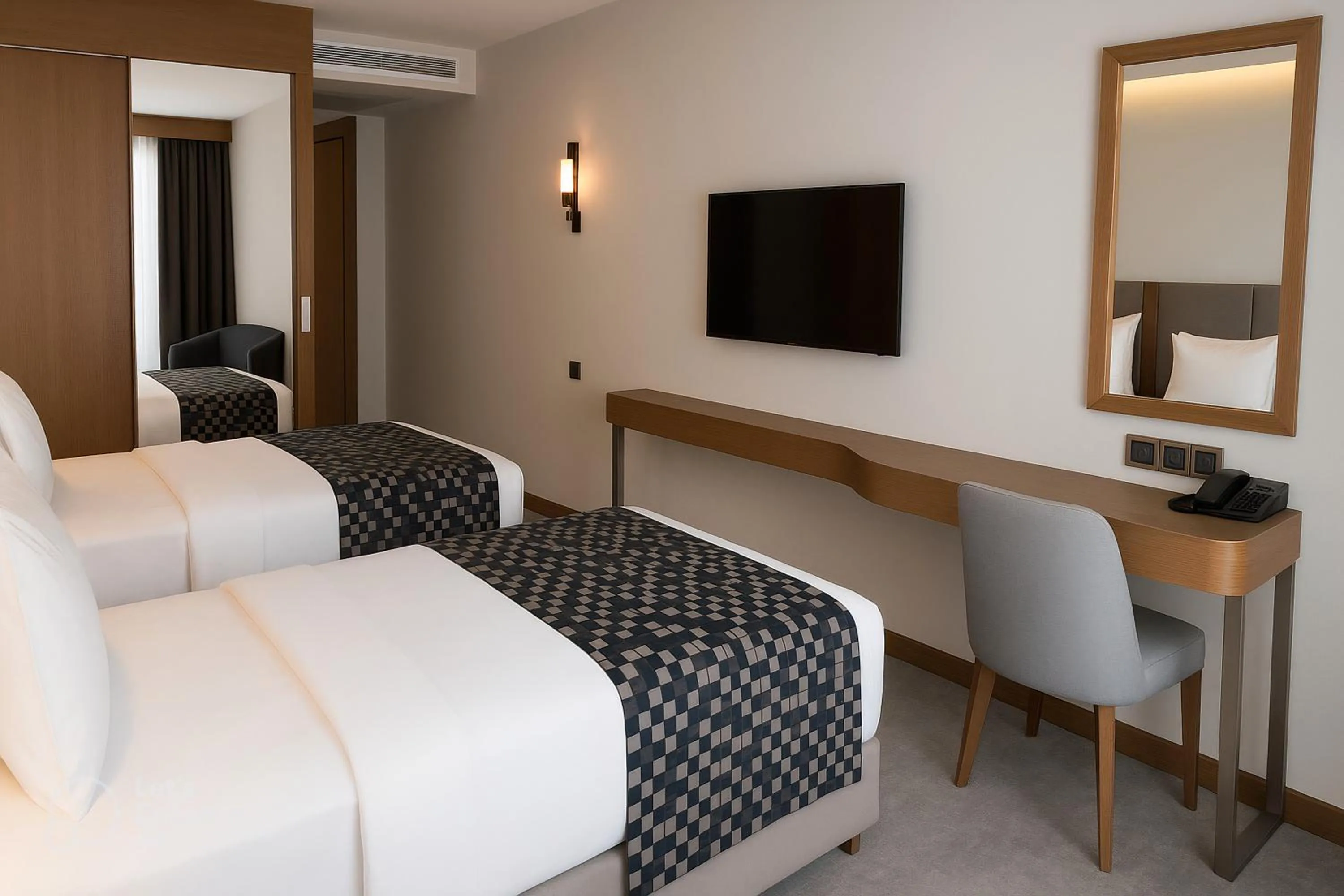 Bed in Yuksel Istanbul Yenikapı Hotel