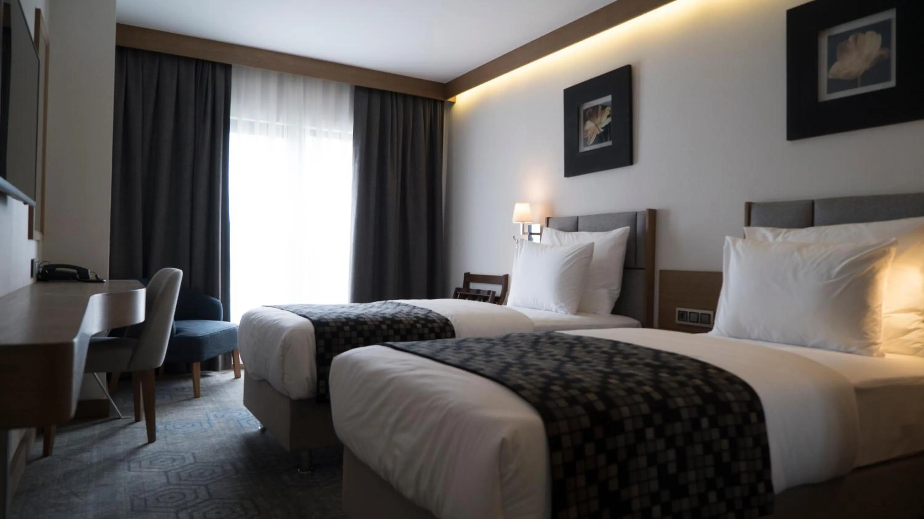 Bed in Yuksel Istanbul Yenikapı Hotel