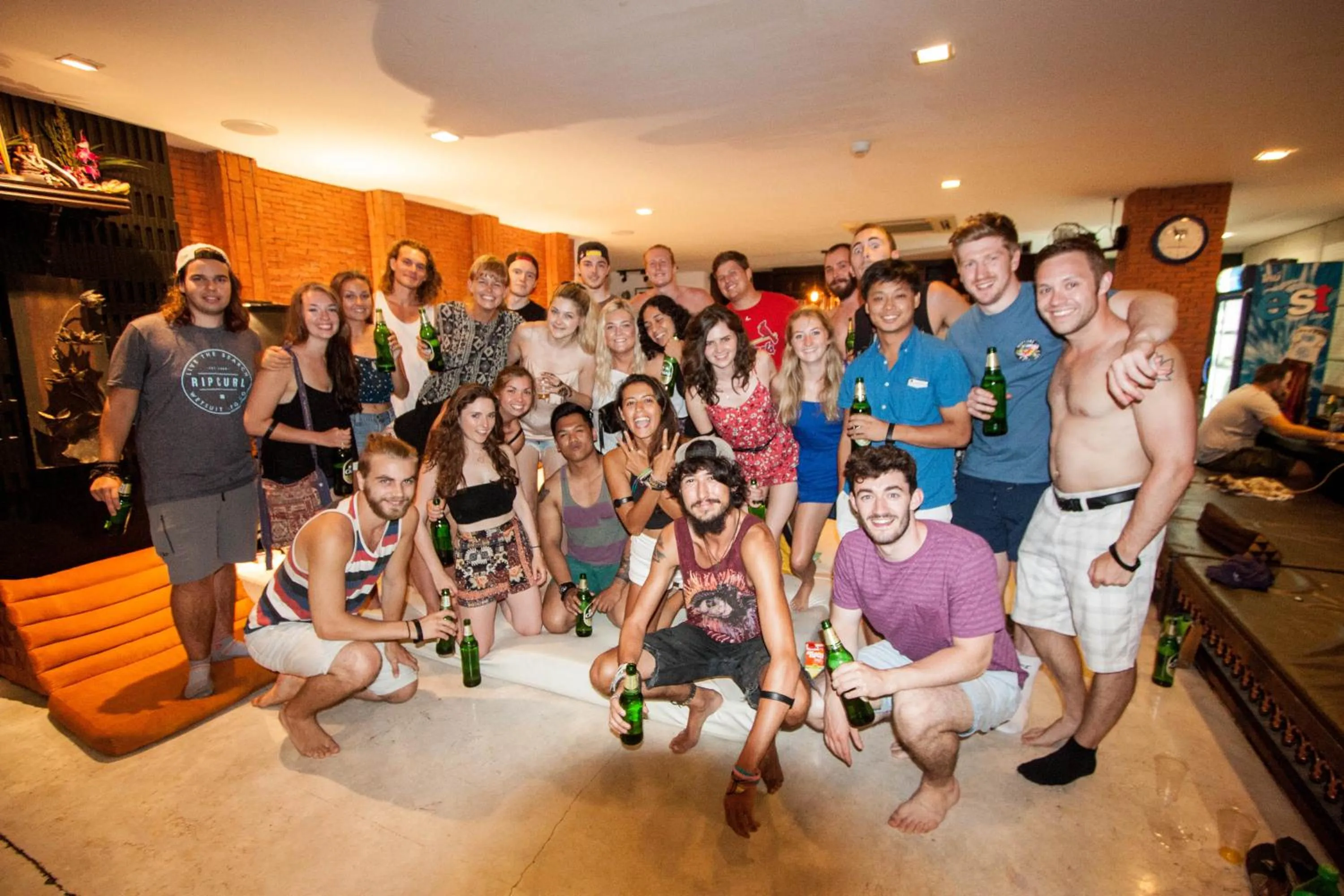 People in Nappark Hostel @Khao San