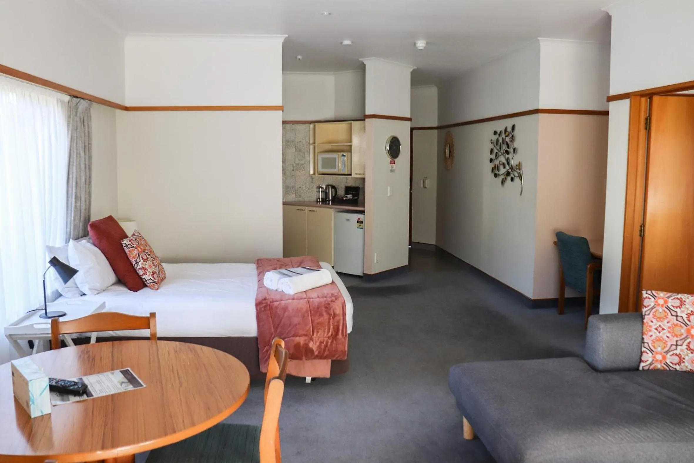 Bed in The Beachcomber Hotel