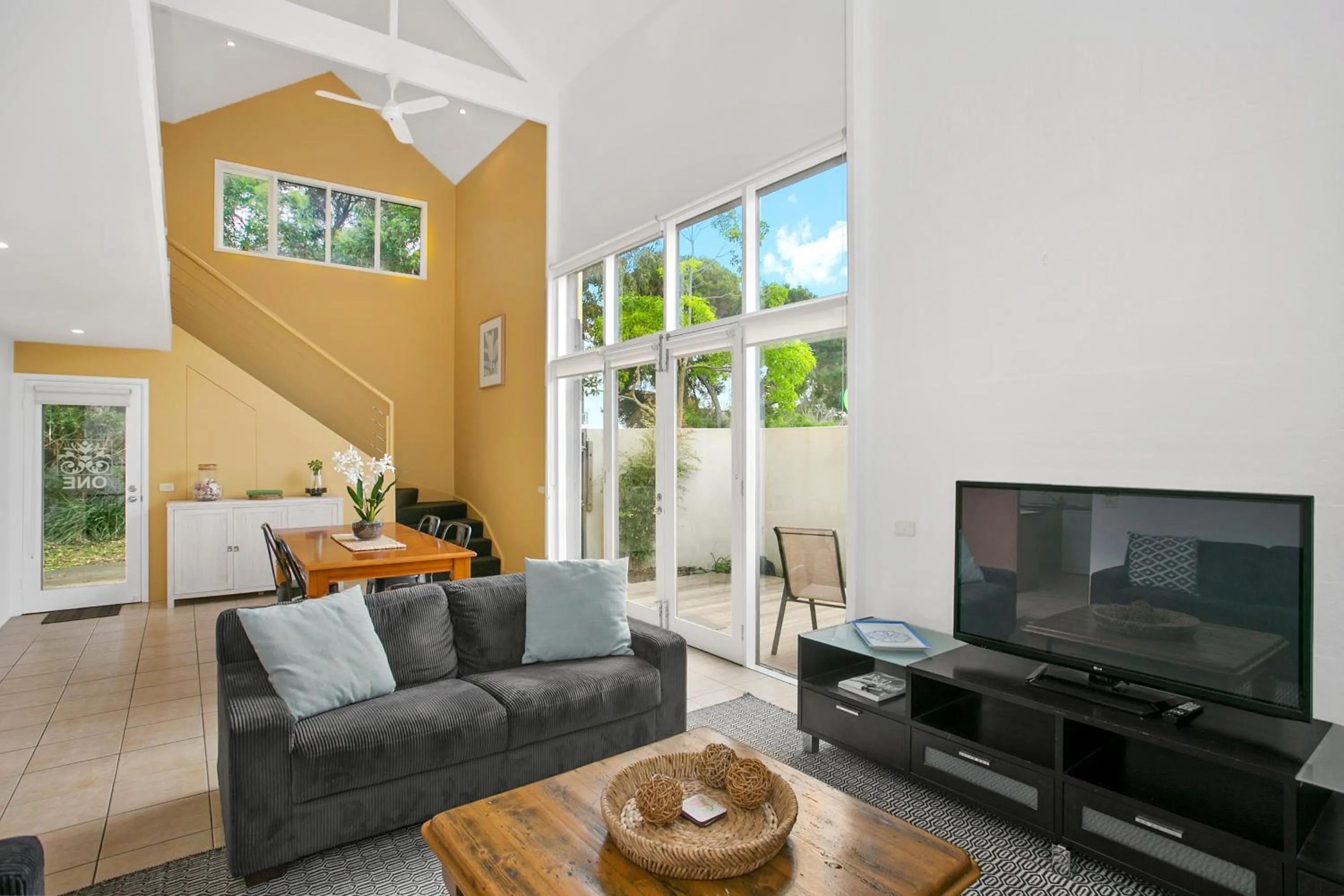 Living room in Terrace Lofts Apartments