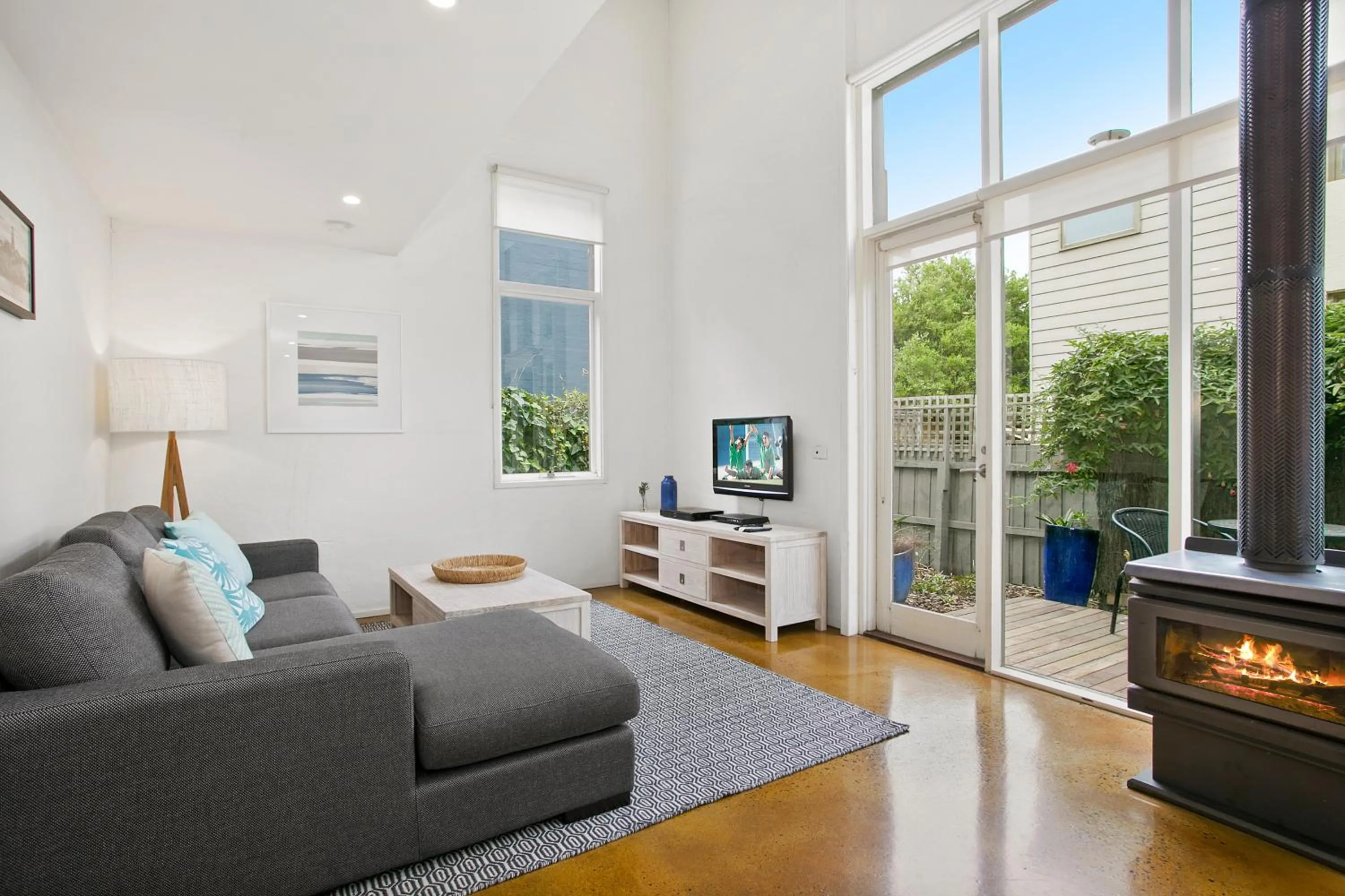 Living room in Terrace Lofts Apartments