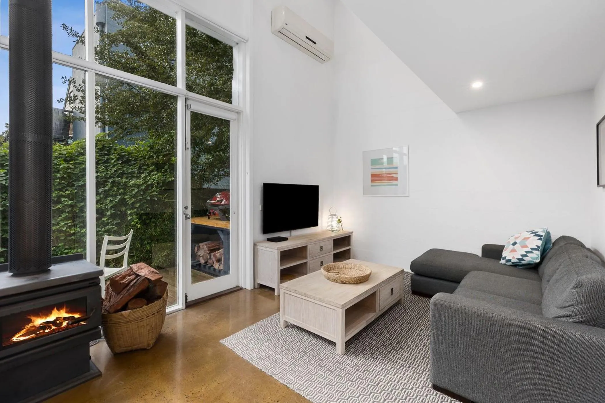 Living room in Terrace Lofts Apartments