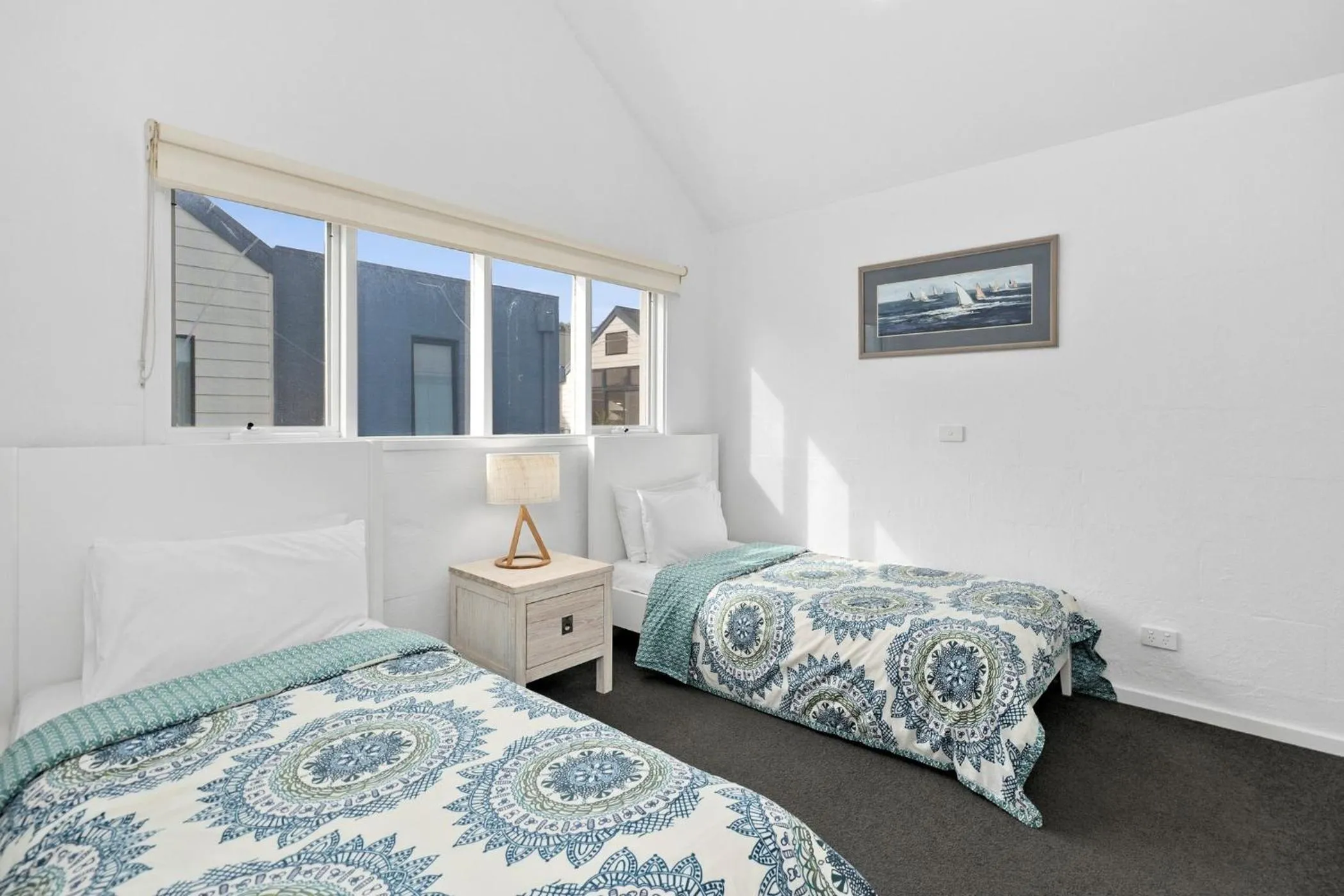 Bedroom, Bed in Terrace Lofts Apartments