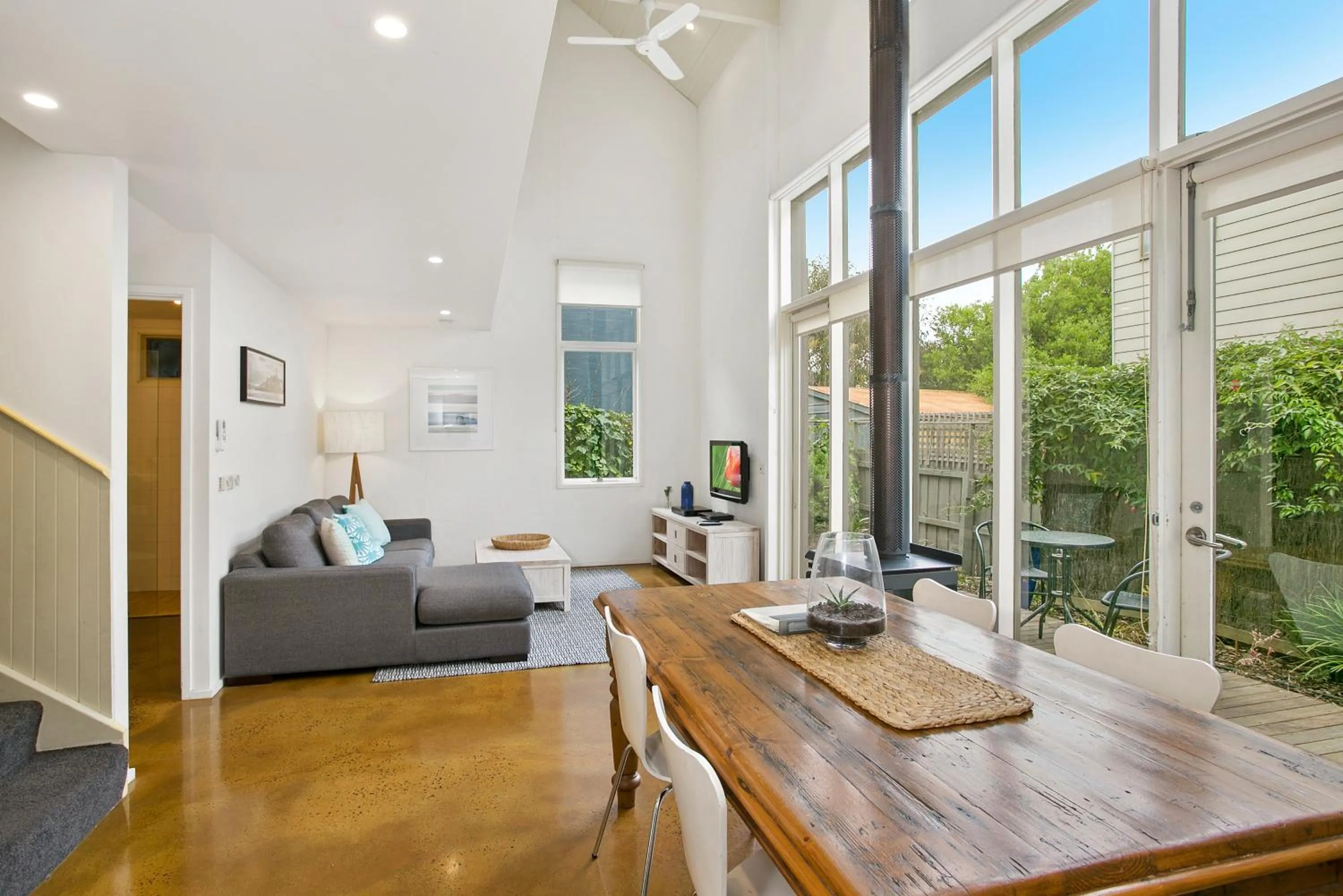 Living room in Terrace Lofts Apartments