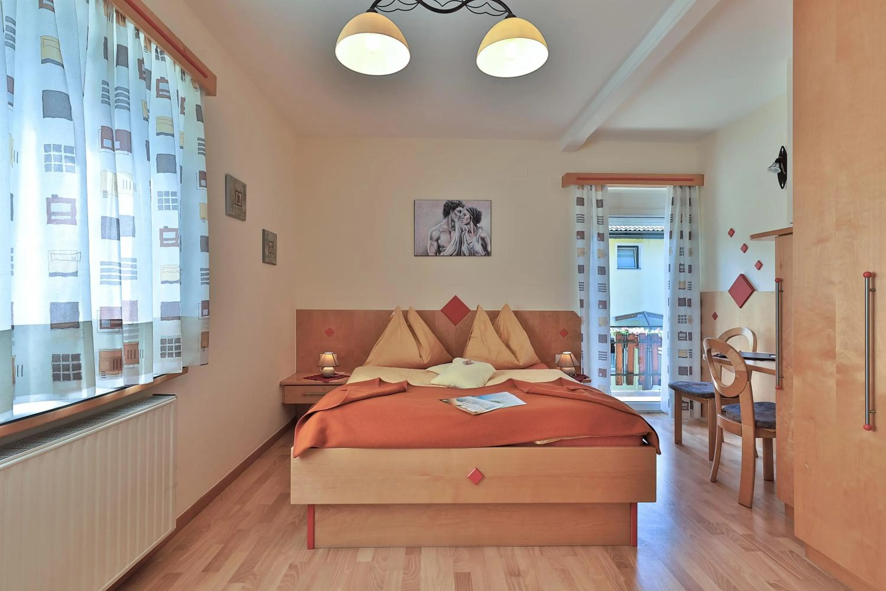 Bed in Hotel Garni Zerza