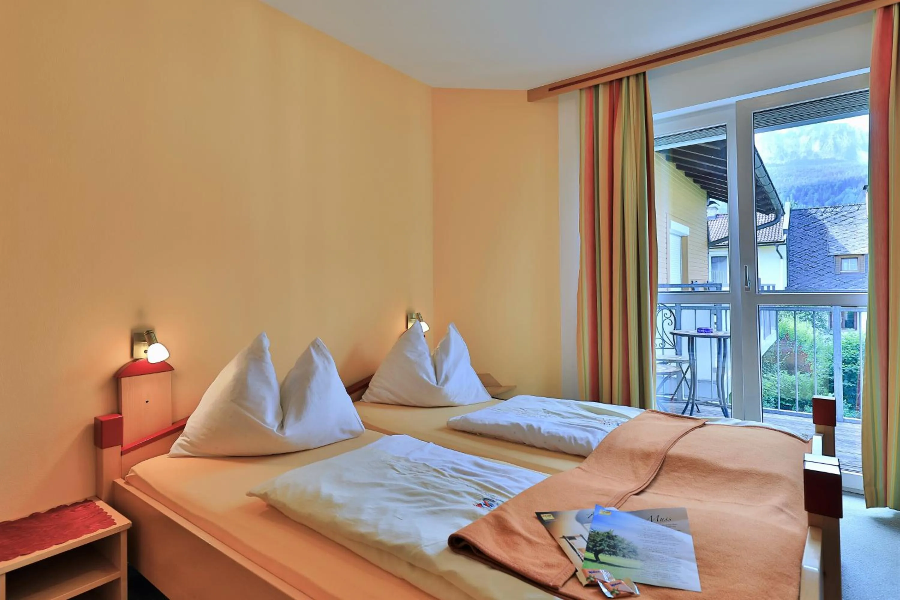 Bed in Hotel Garni Zerza