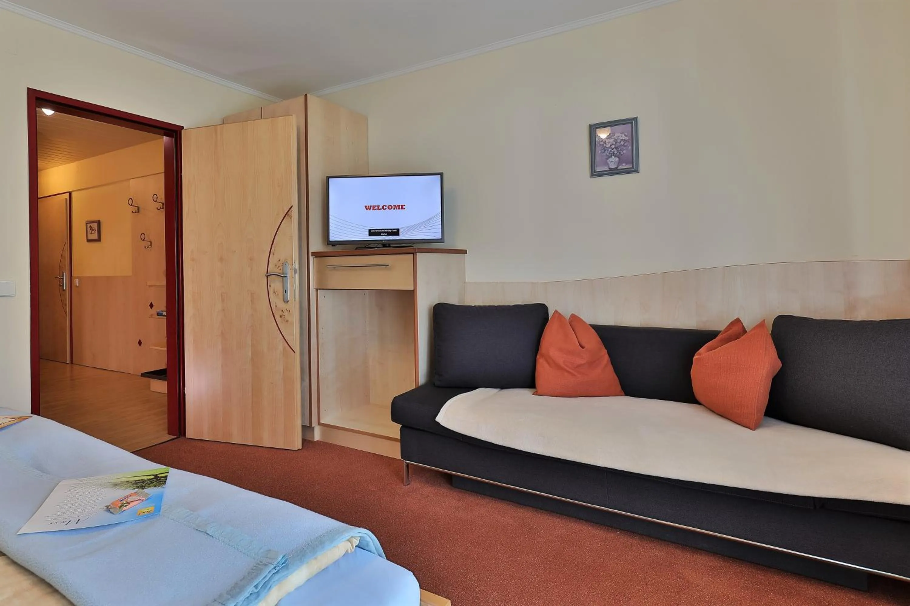 Bed in Hotel Garni Zerza