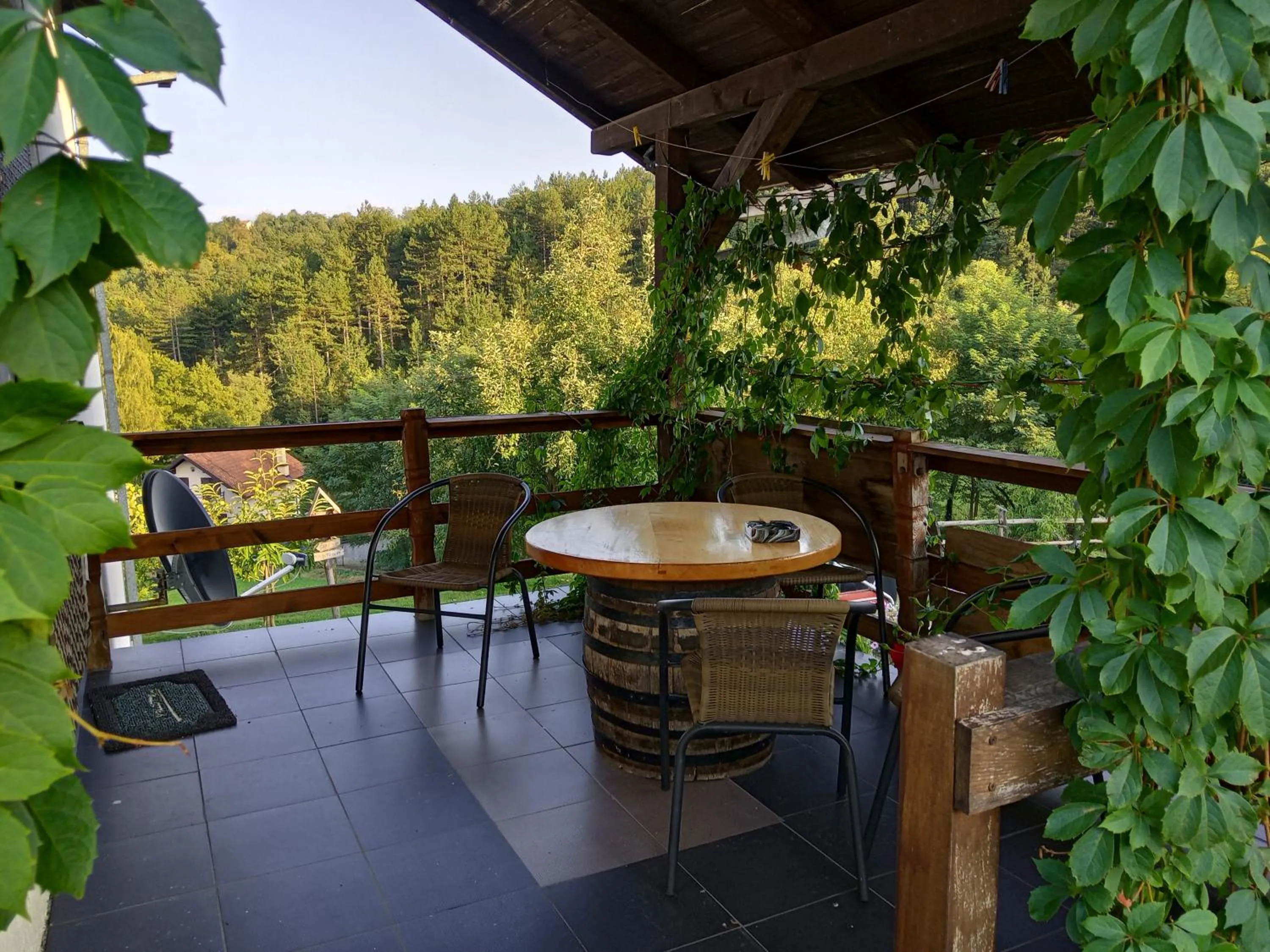 Balcony/Terrace in Country House Roman