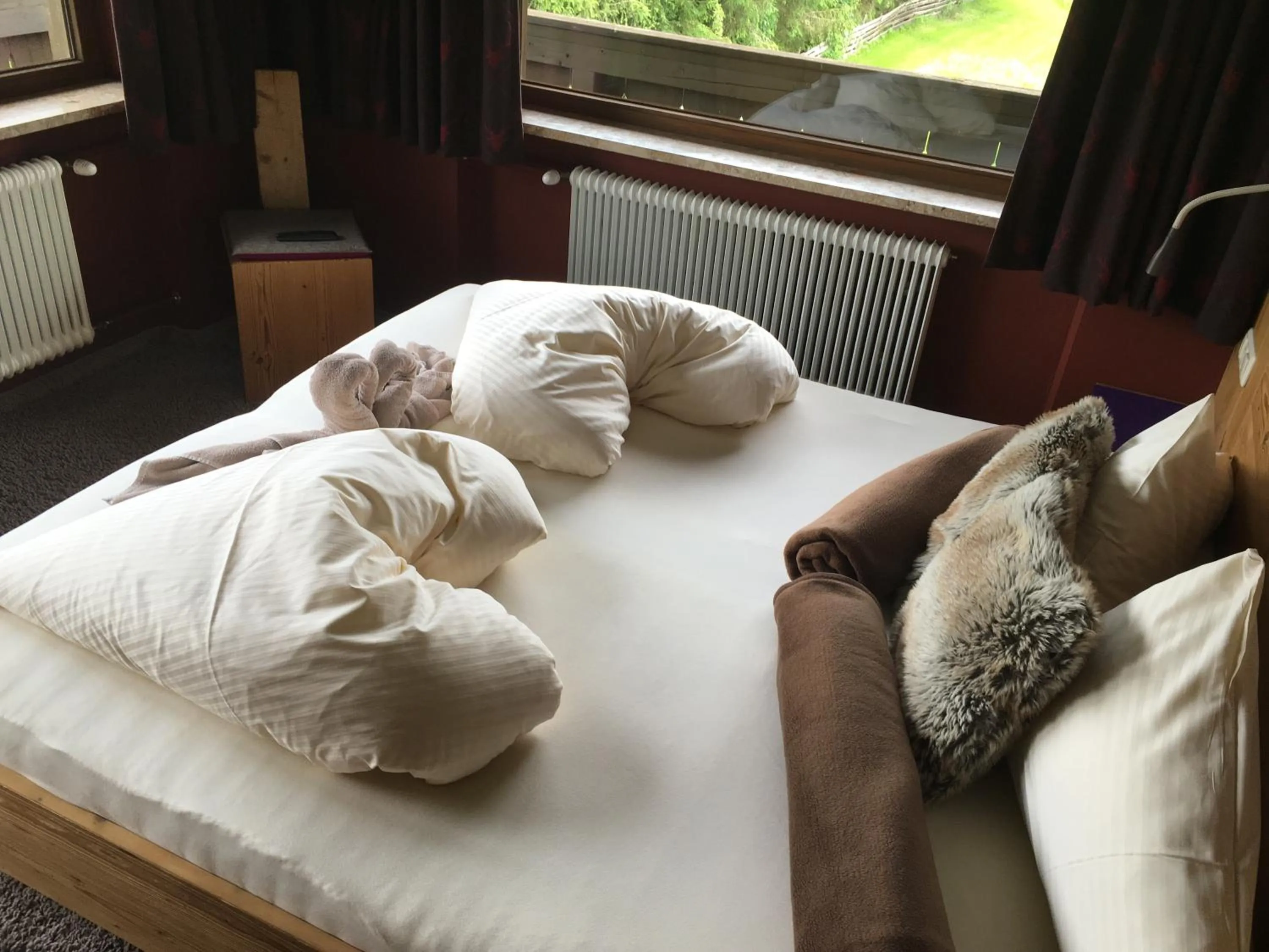 Bed in Hotel Ehrwalderhof