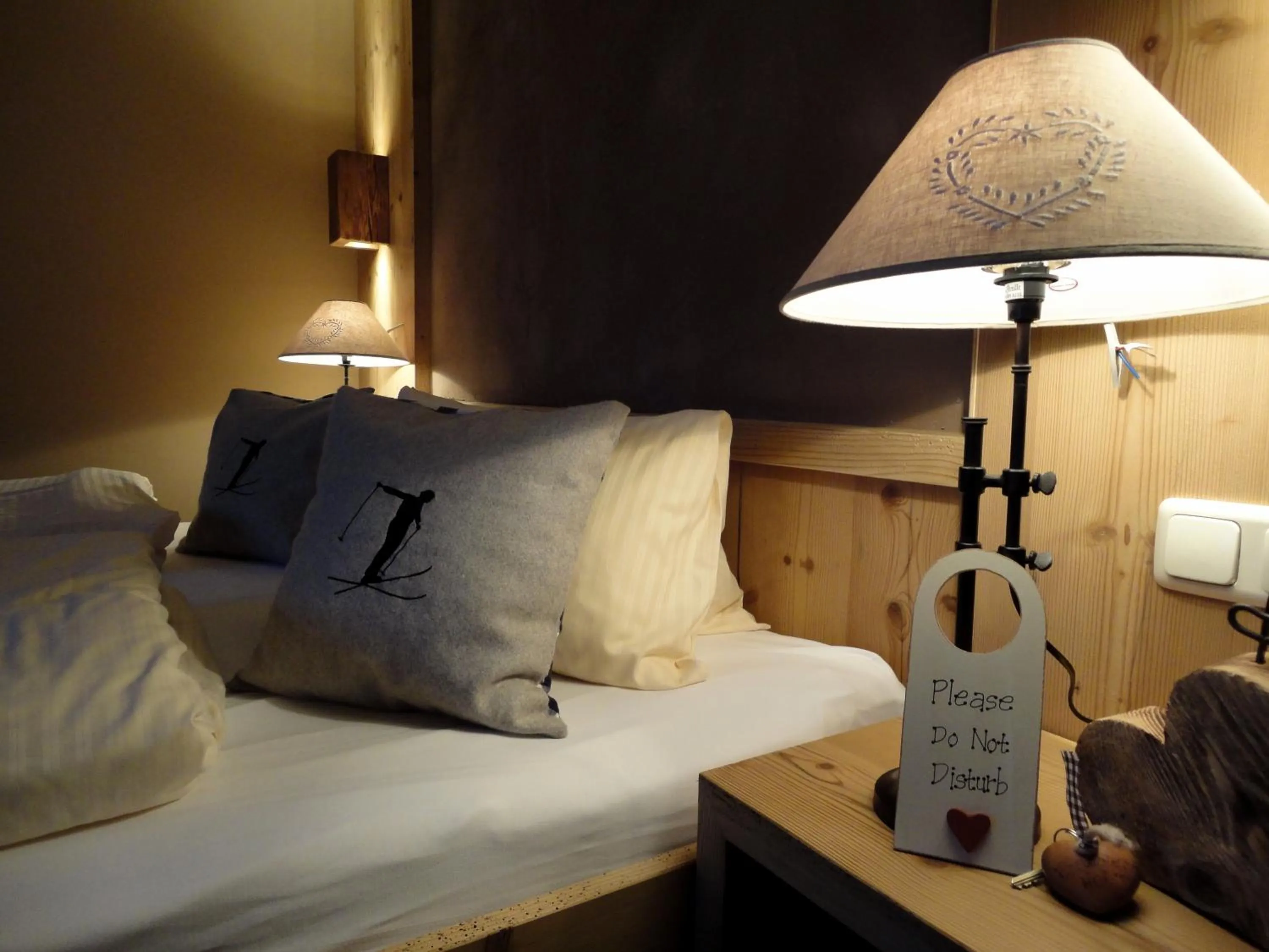 Bed in Hotel Ehrwalderhof