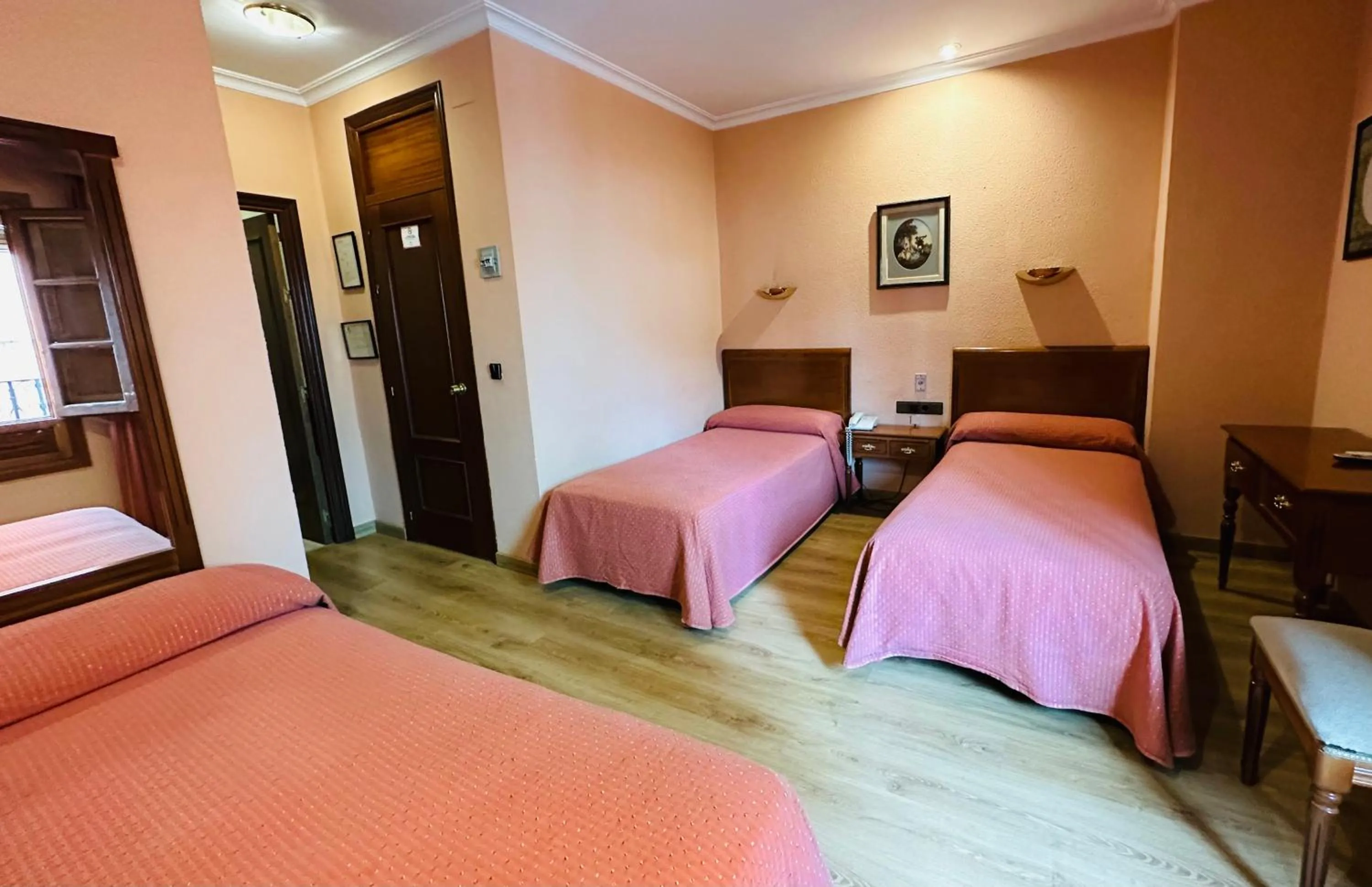 Bed in Hotel Los Castaños