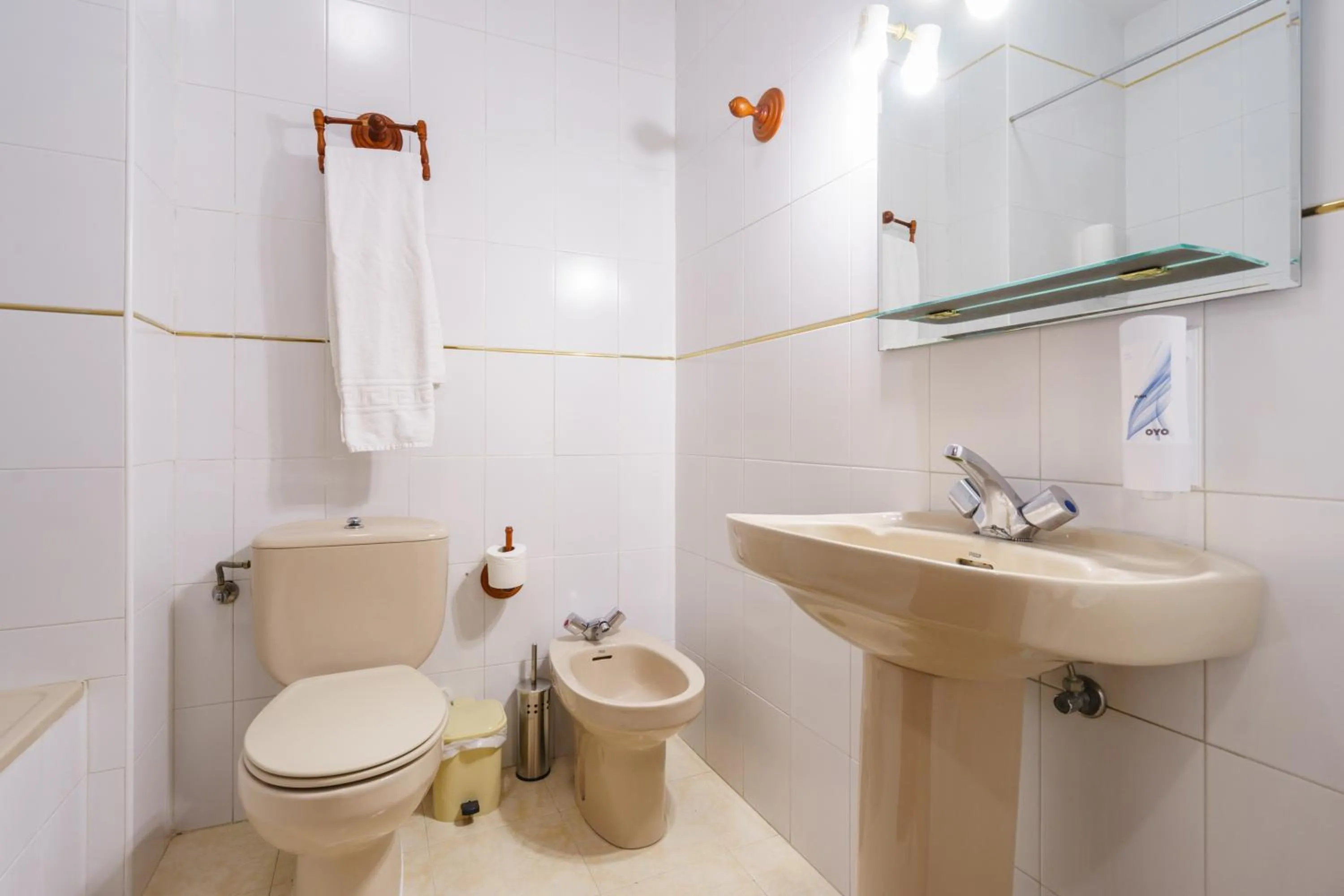 Bathroom in Hotel Los Castaños