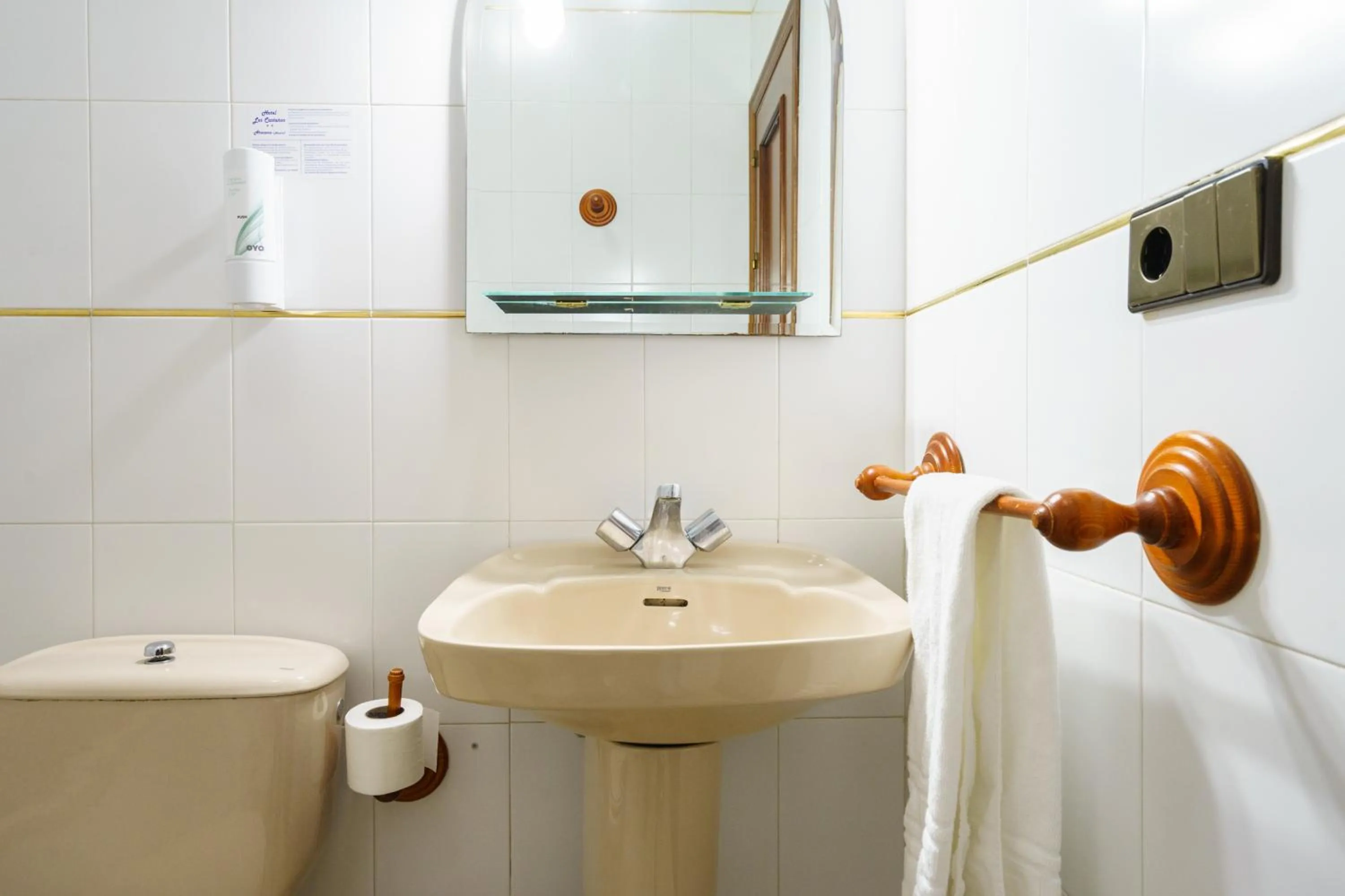 Bathroom in Hotel Los Castaños