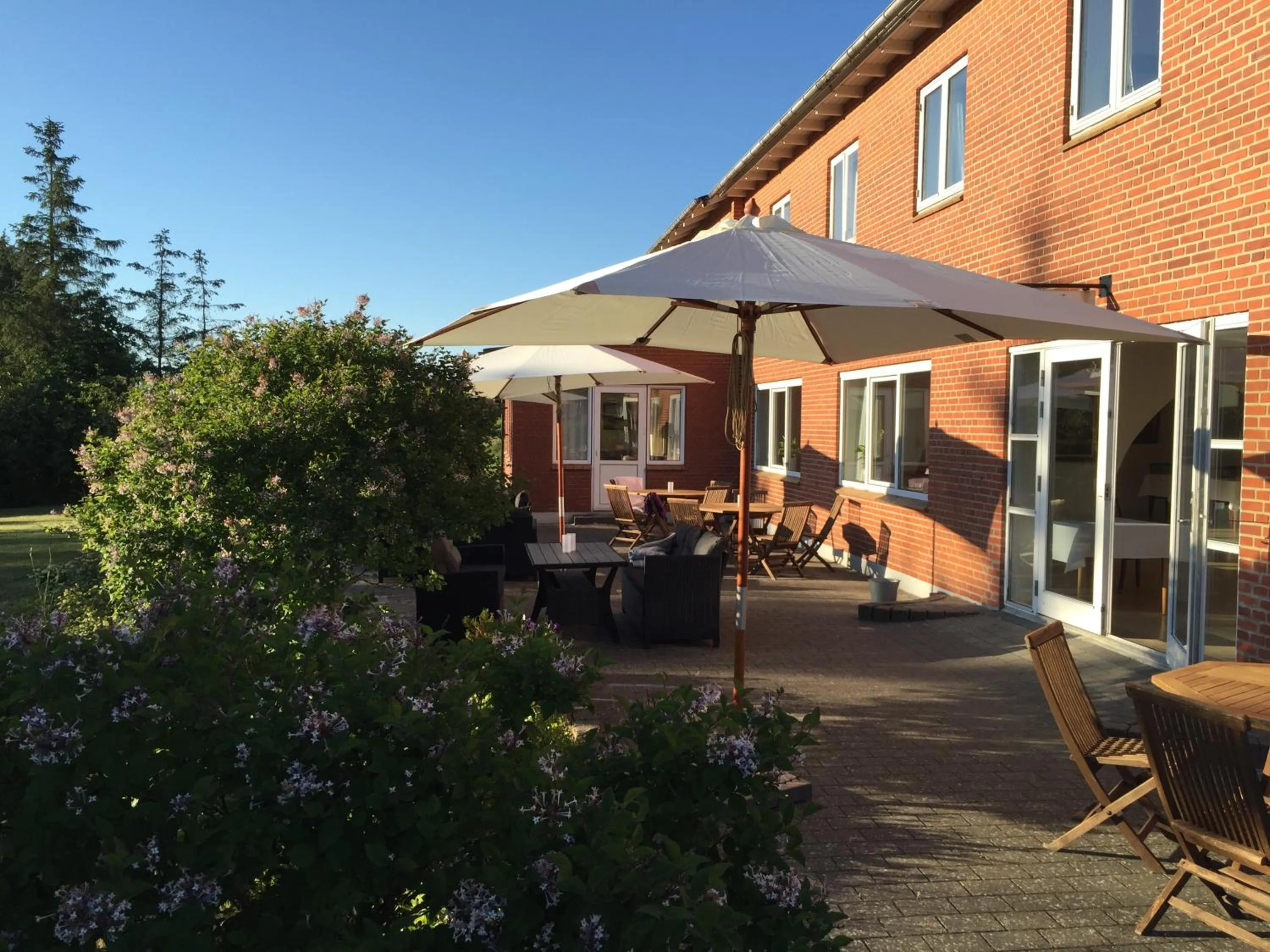 Balcony/Terrace in Hotel Strandlyst Badehotel