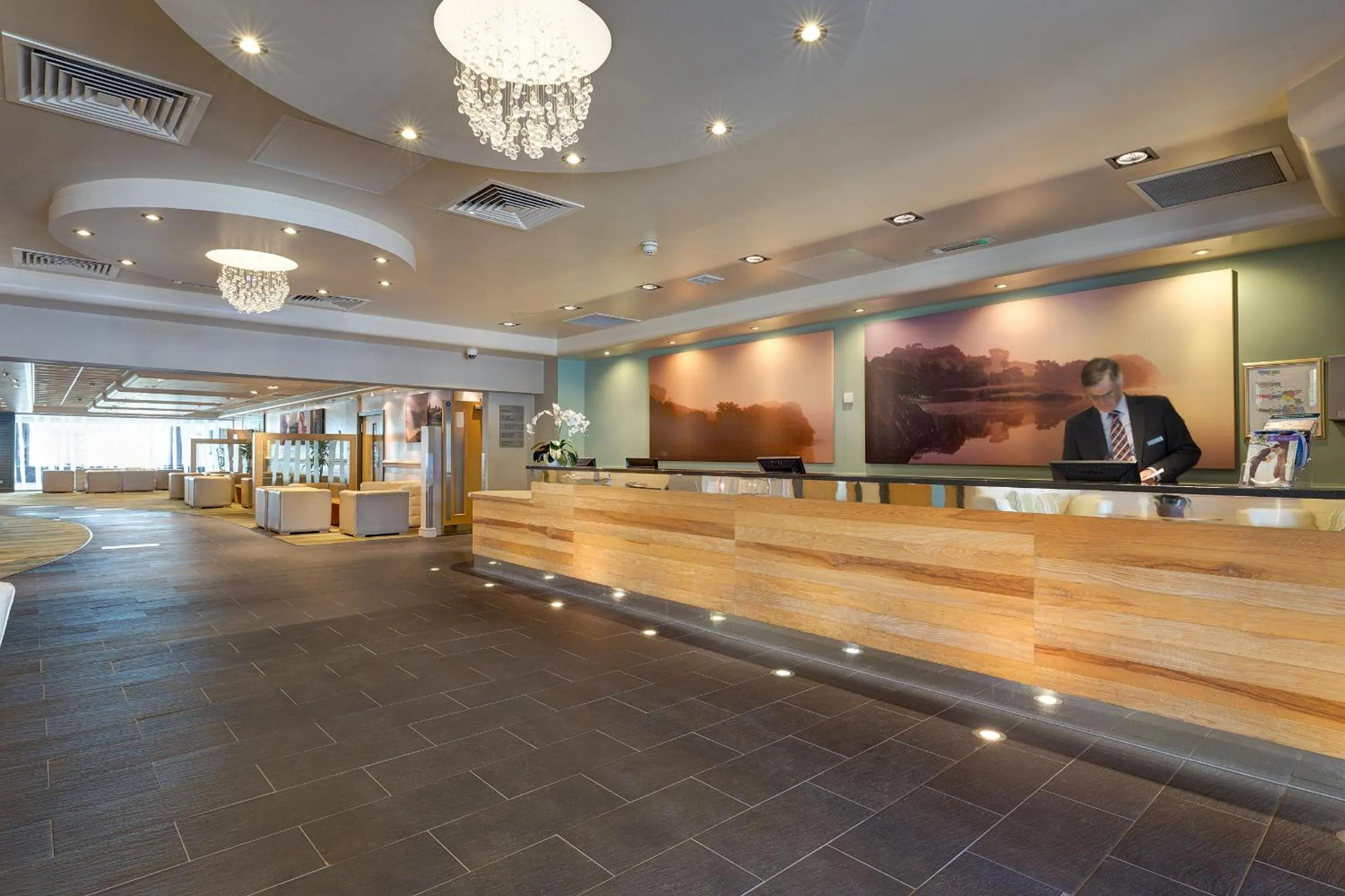 Lobby or reception in St Mellion Estate