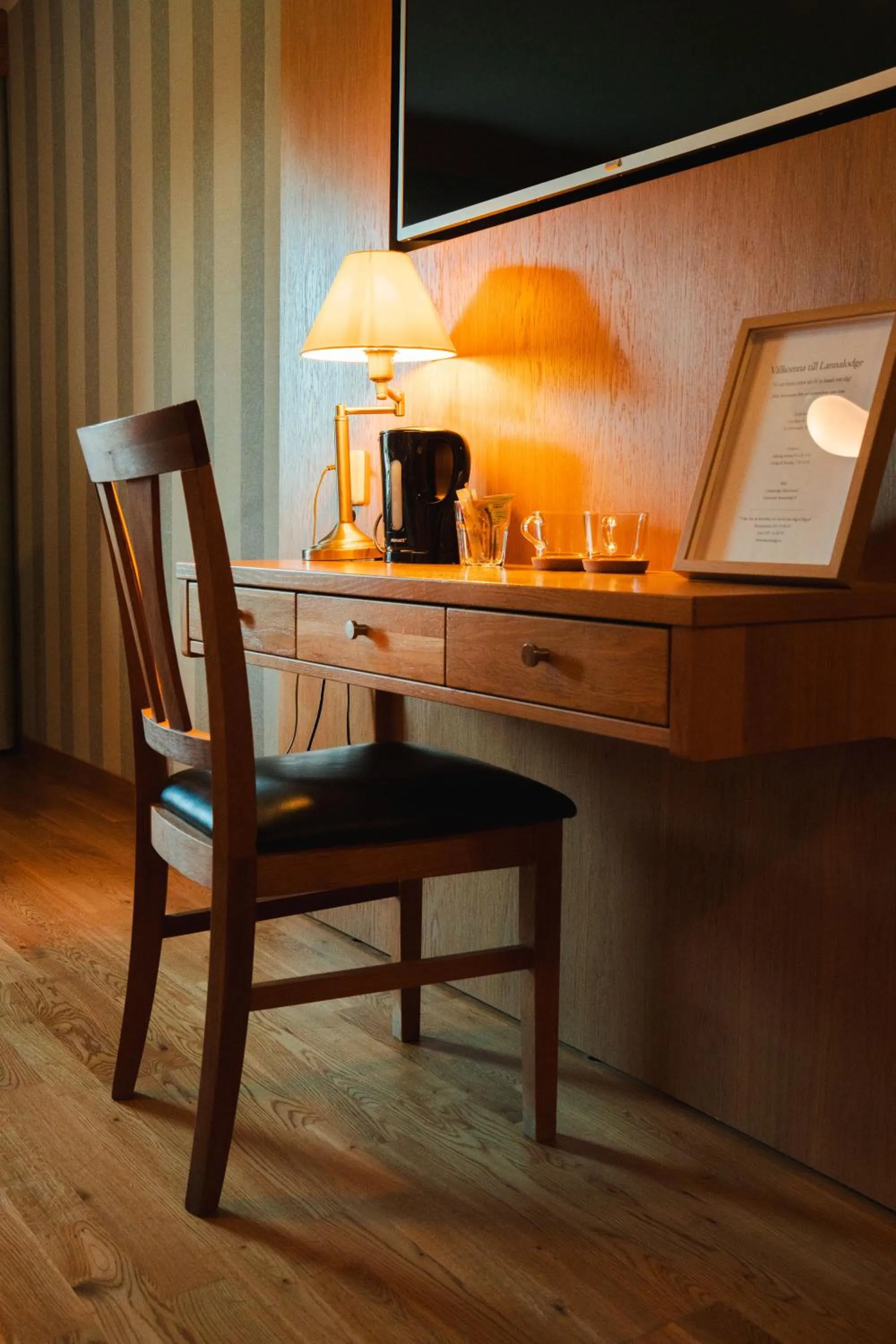 Seating area in Lannalodge