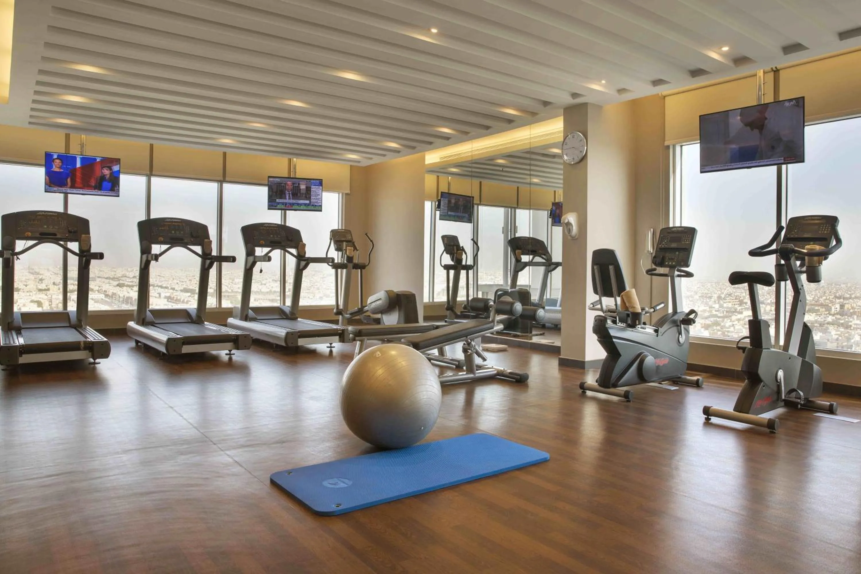 Fitness centre/facilities in Centro Waha by Rotana