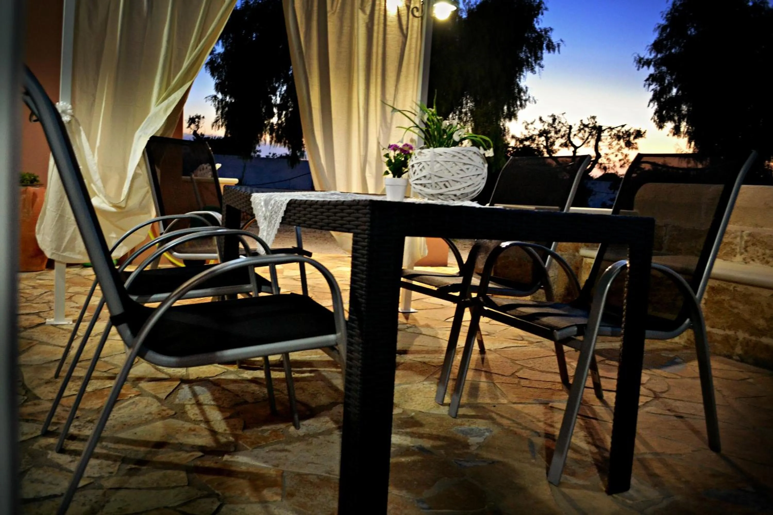 Garden view in Tenuta Arate