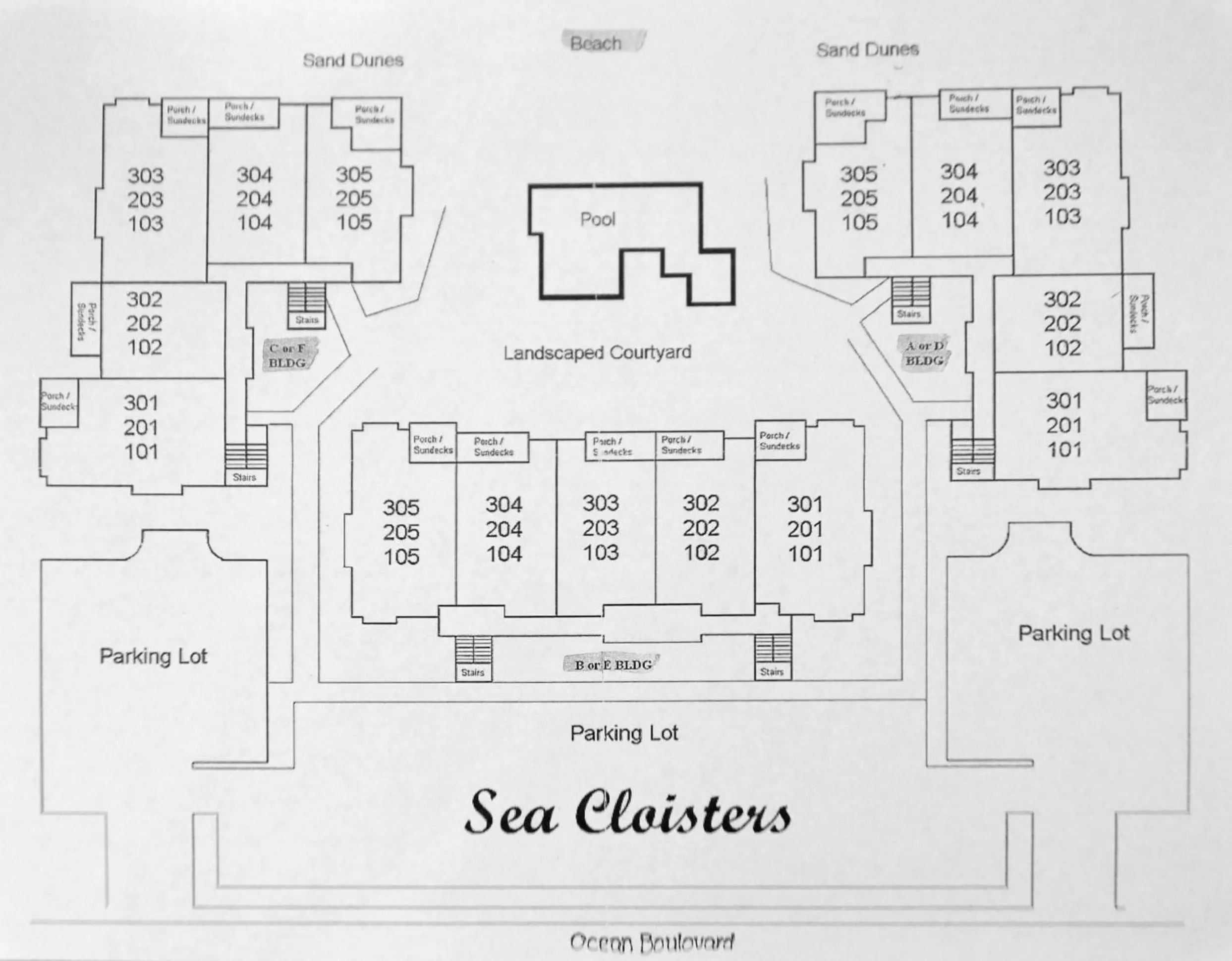 Sea Cloisters 304F Condo