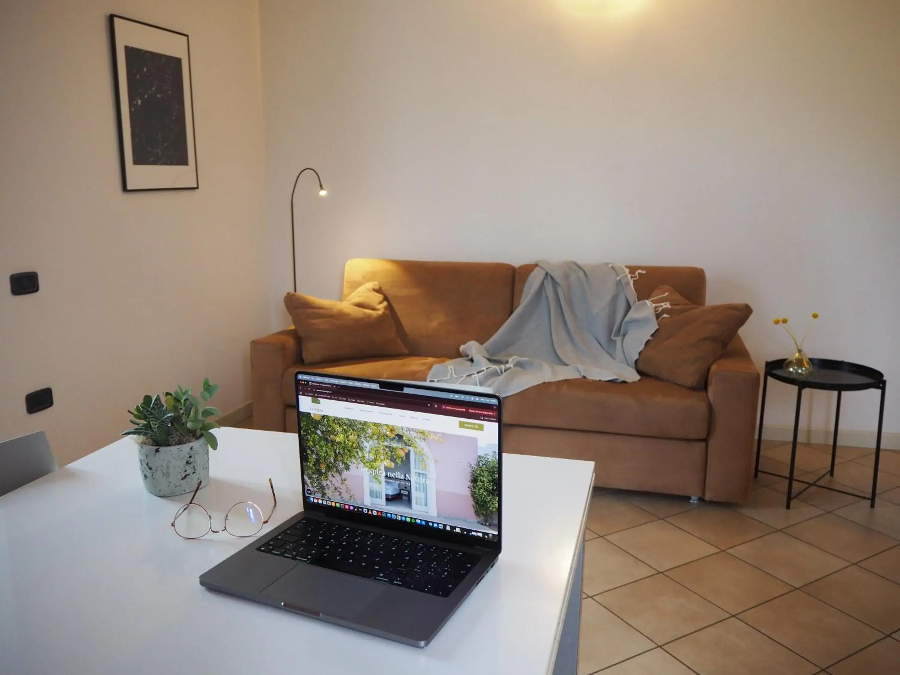 Living room in Residence La Vigna Living room in Residence La Vigna