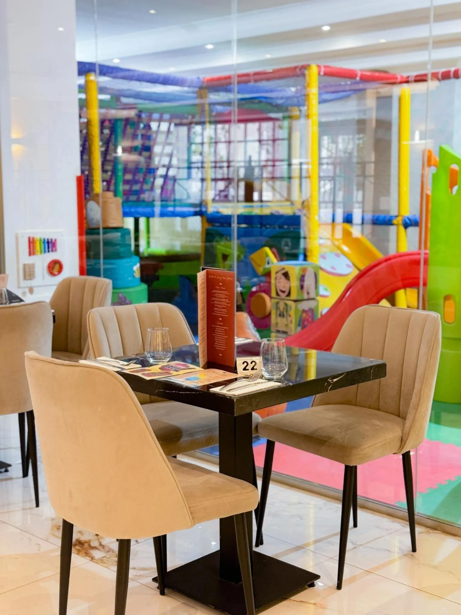 Seating area in Soreda Hotel