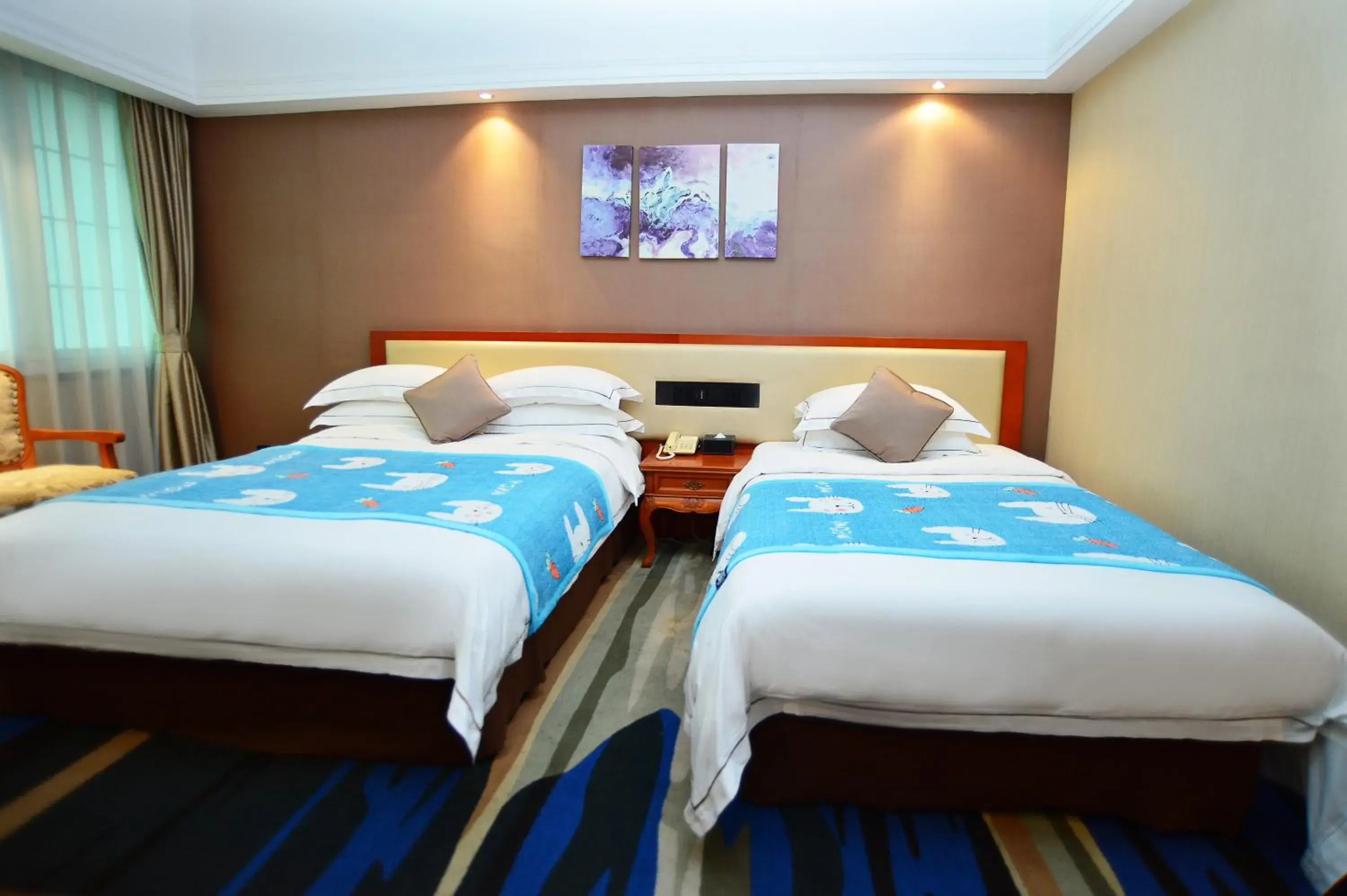Bed in Shenzhen Kaili Hotel, Guomao Shopping Mall Bed in Shenzhen Kaili Hotel, Guomao Shopping Mall