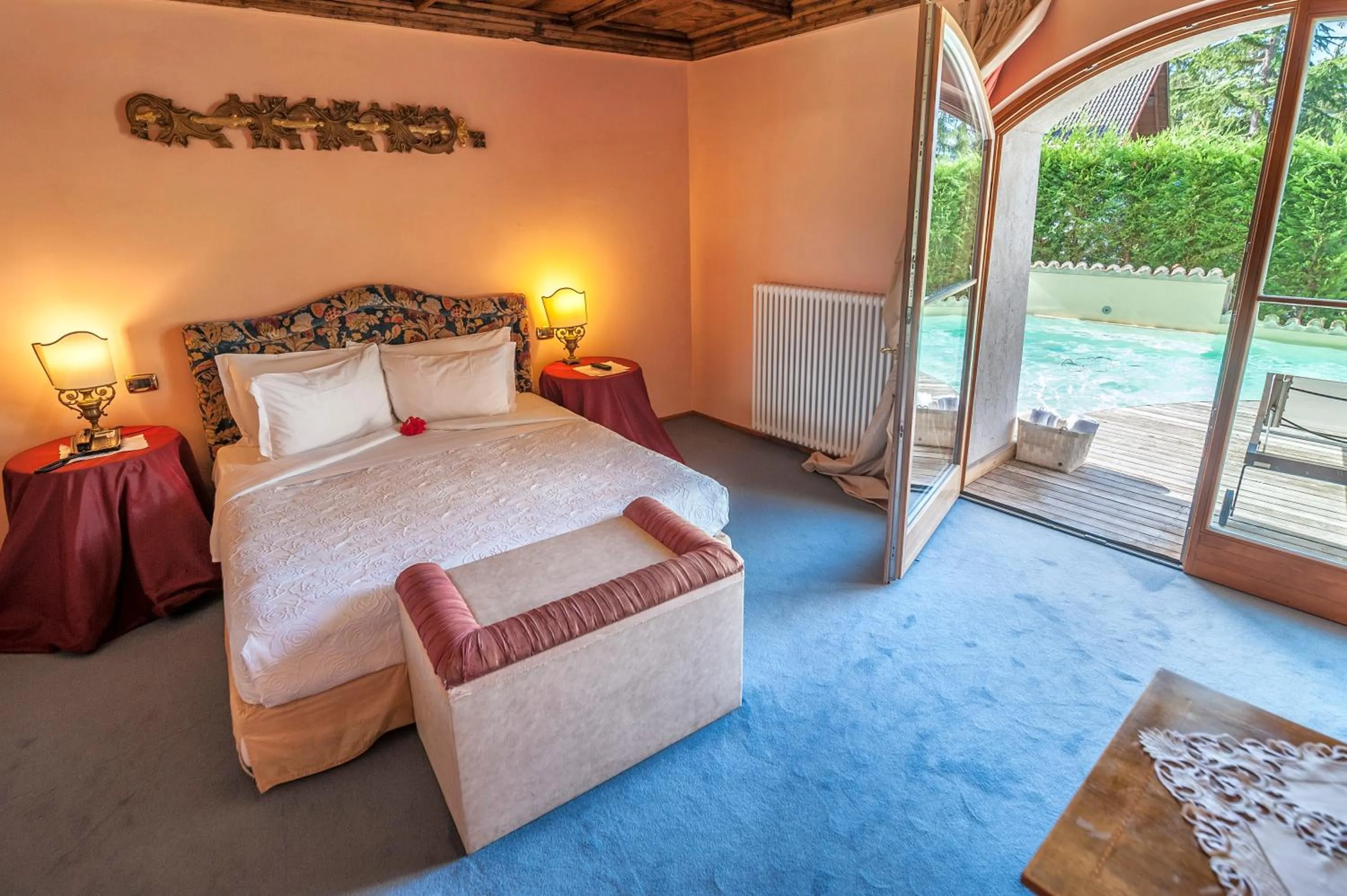 Bed in Villa Orso Grigio