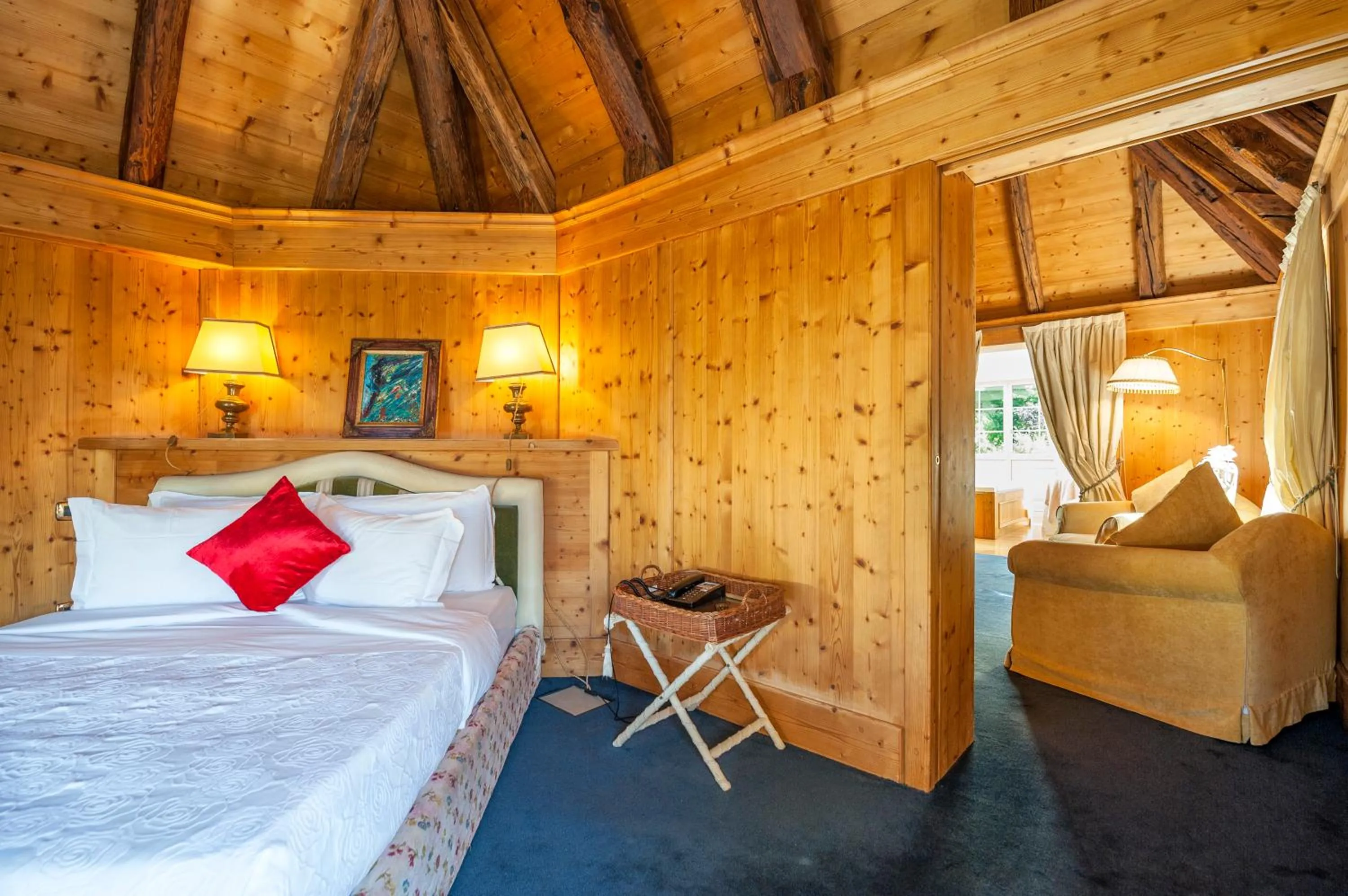 Bedroom, Bed in Villa Orso Grigio