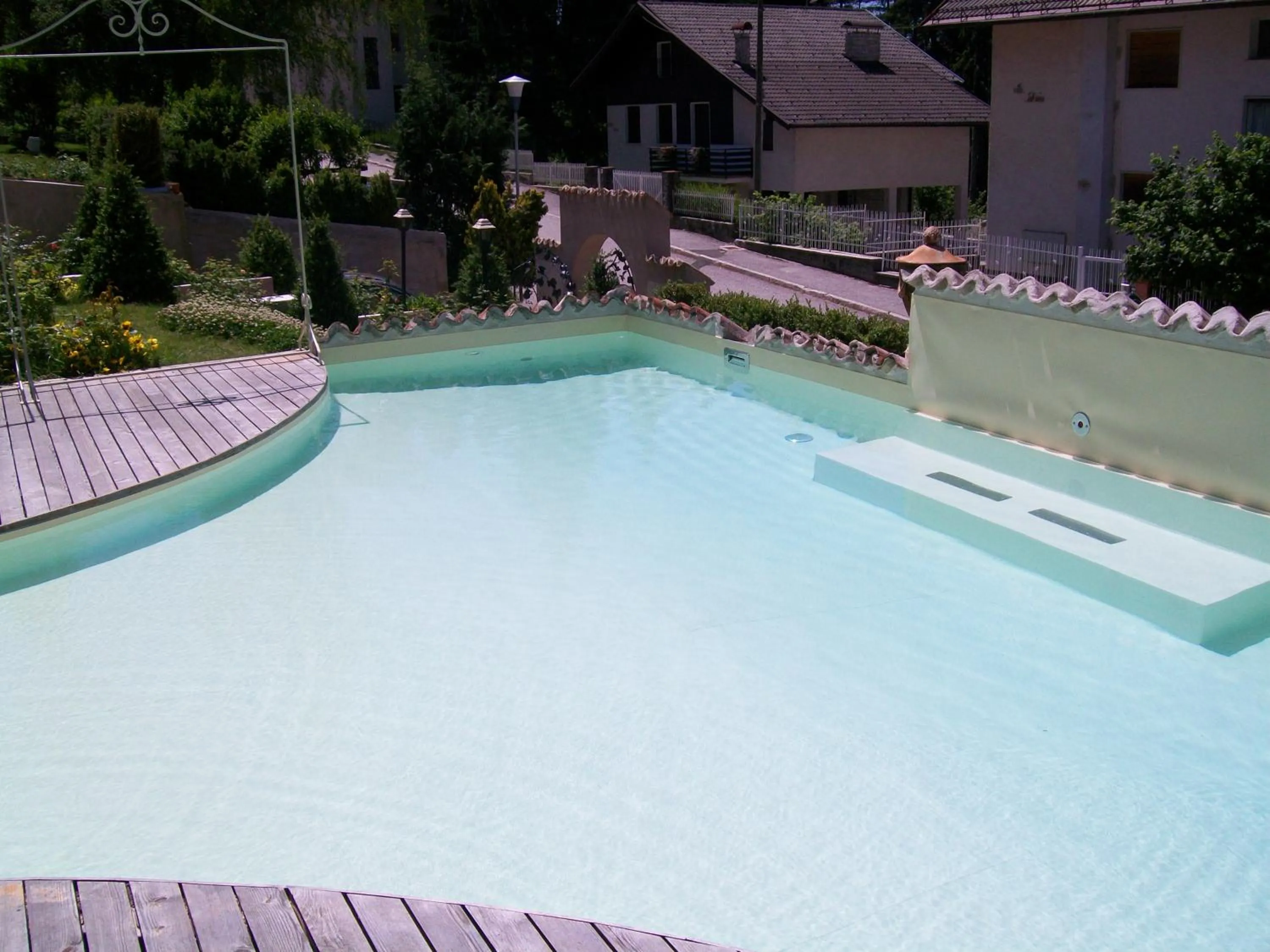 Pool view in Villa Orso Grigio