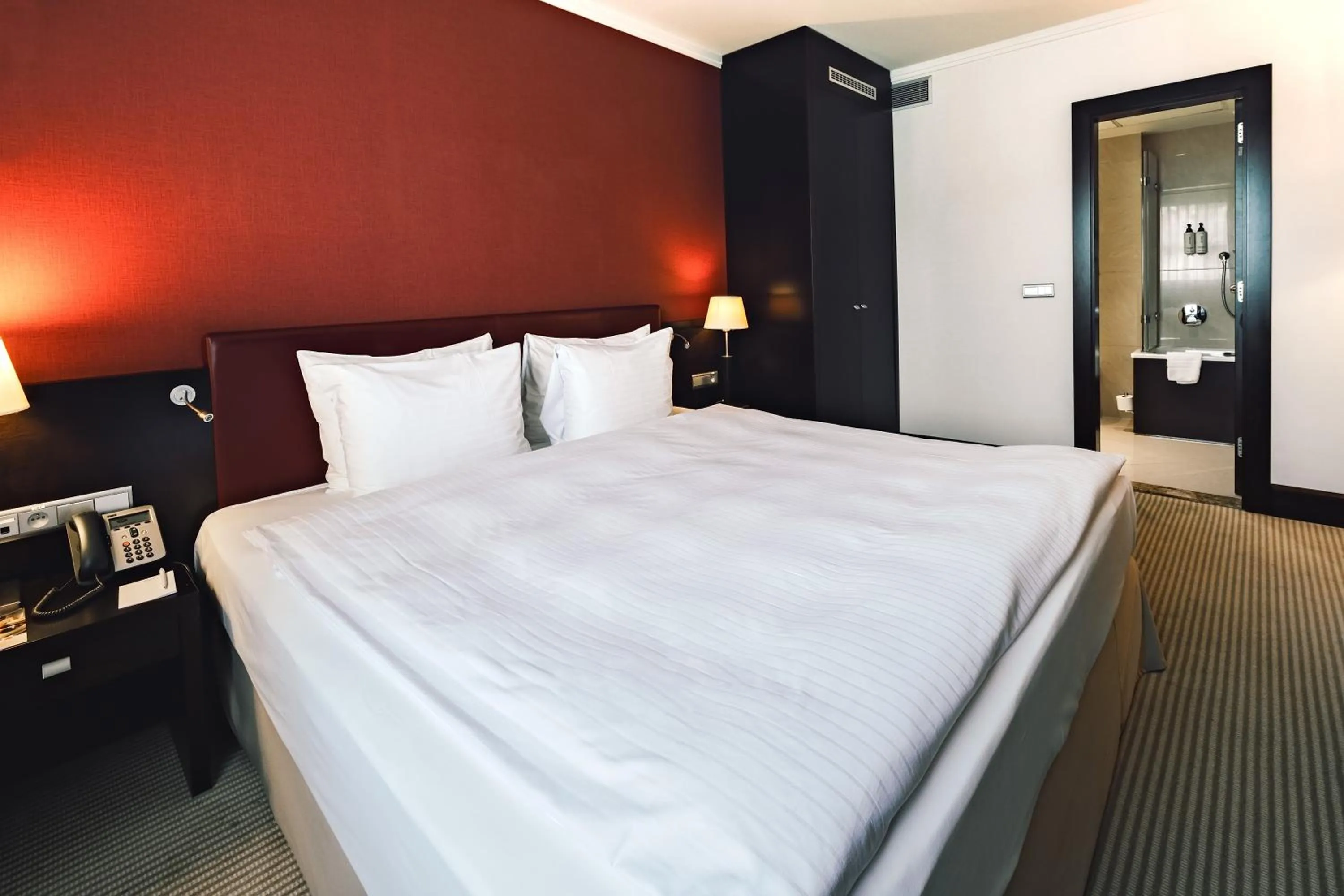 Bedroom, Bed in Crowne Plaza Bratislava by IHG