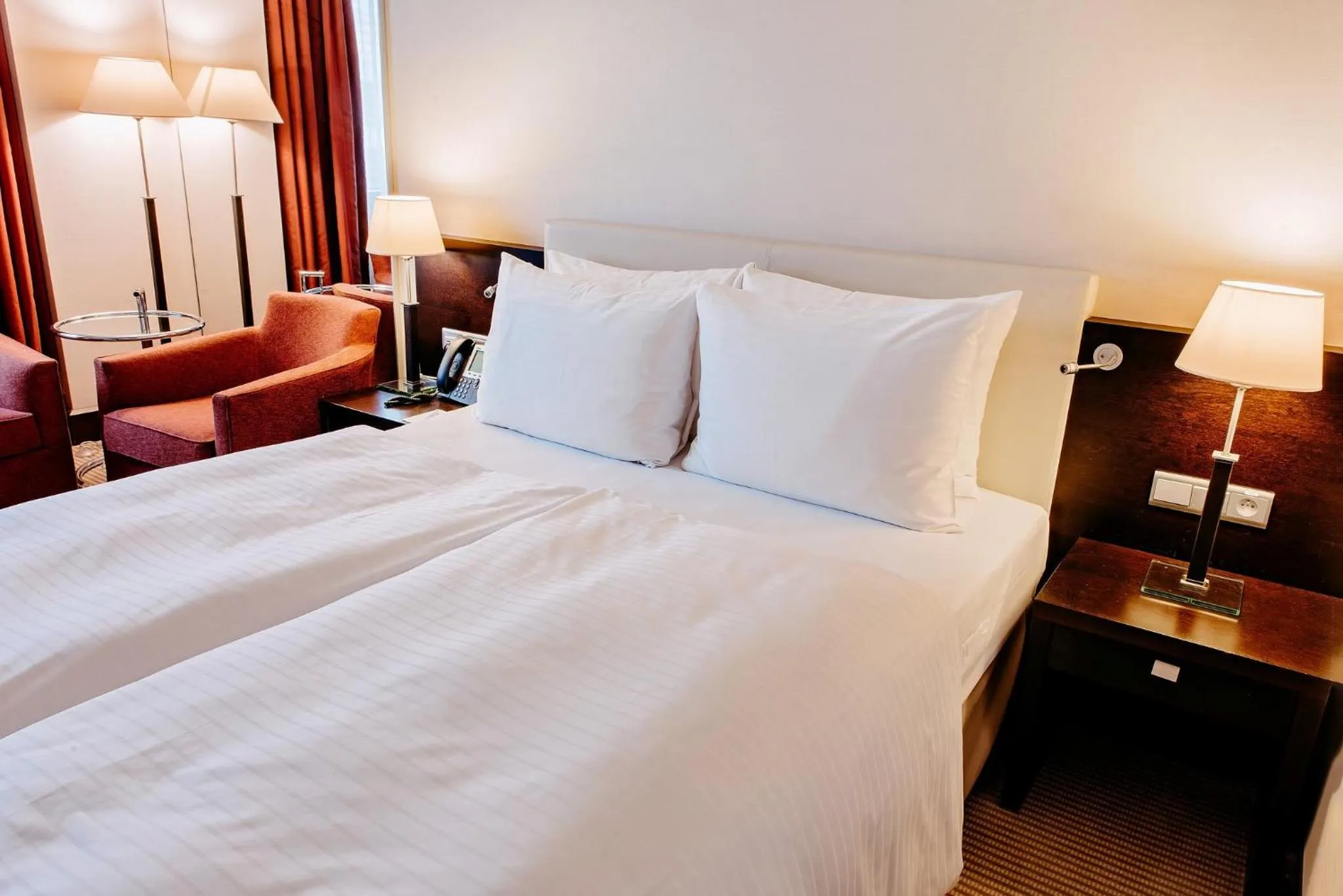 Photo of the whole room, Bed in Crowne Plaza Bratislava by IHG