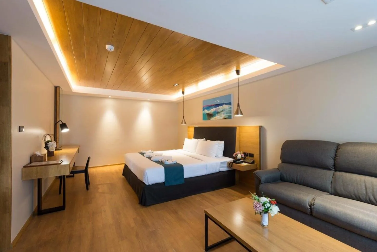 Bed in Asana Hotel & Residence