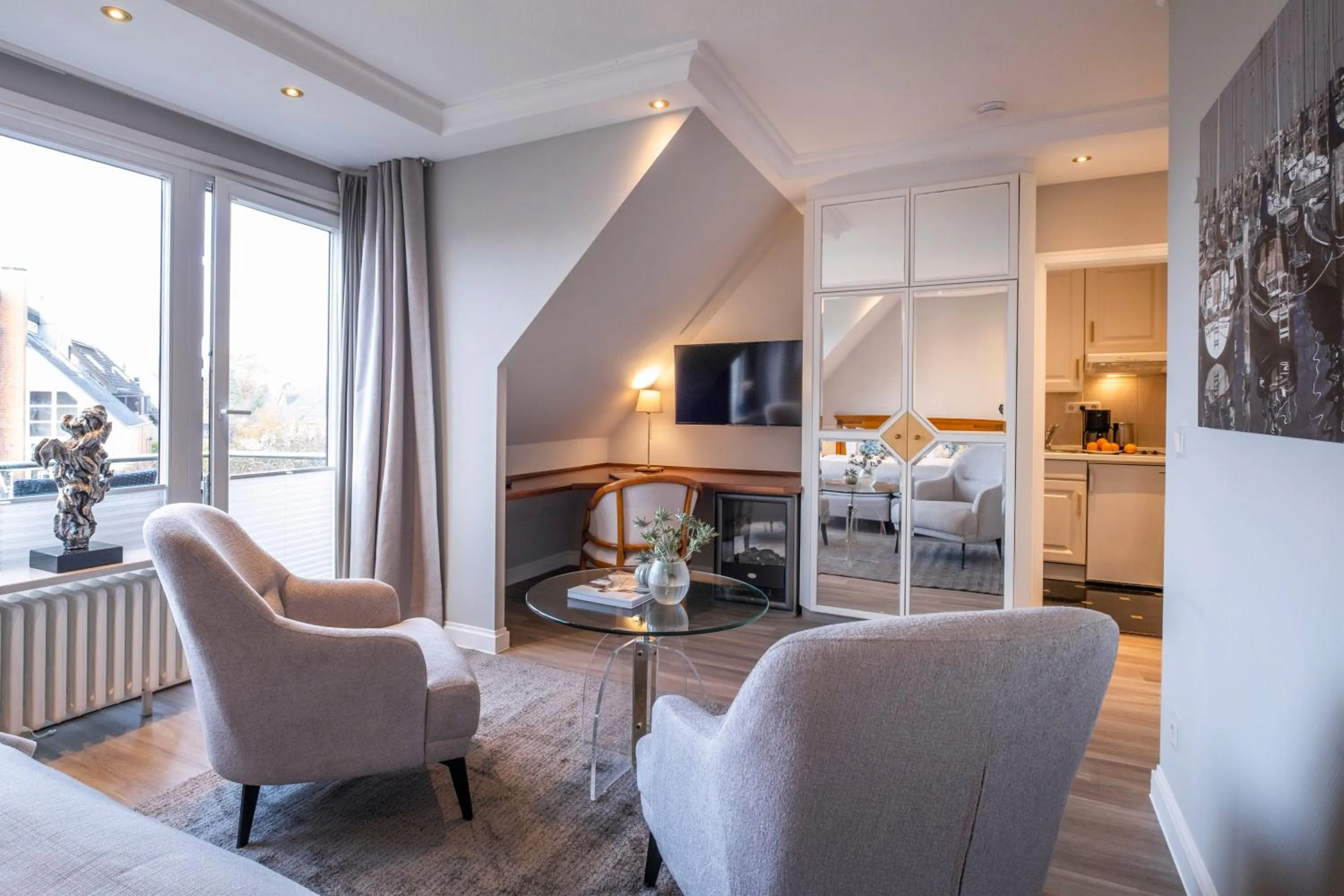 Photo of the whole room in Büngers Apartment-Hotel mit Gartensauna - modern, gemütlich und strandnah