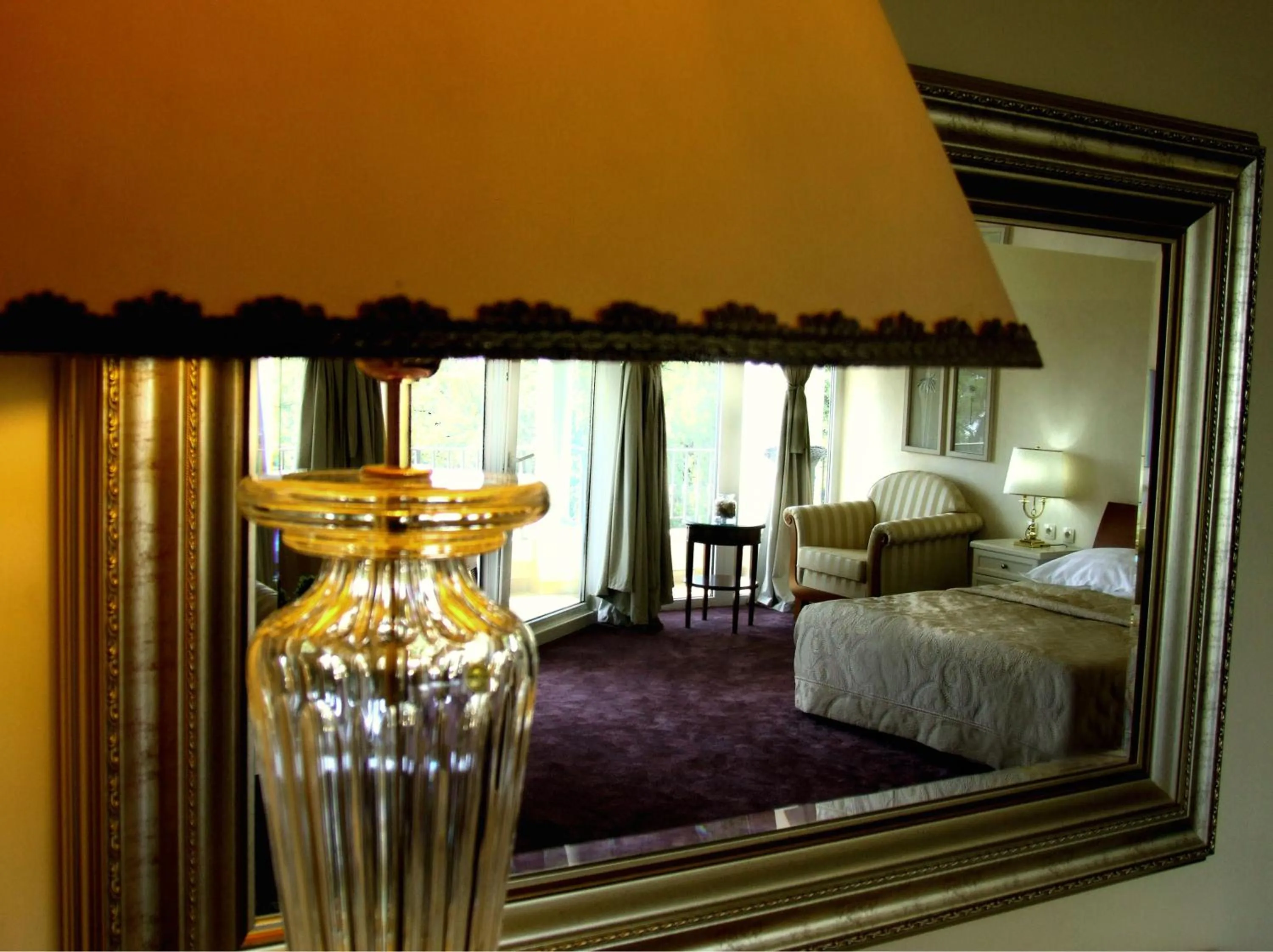 Decorative detail, Bed in Hotel Villa Vera