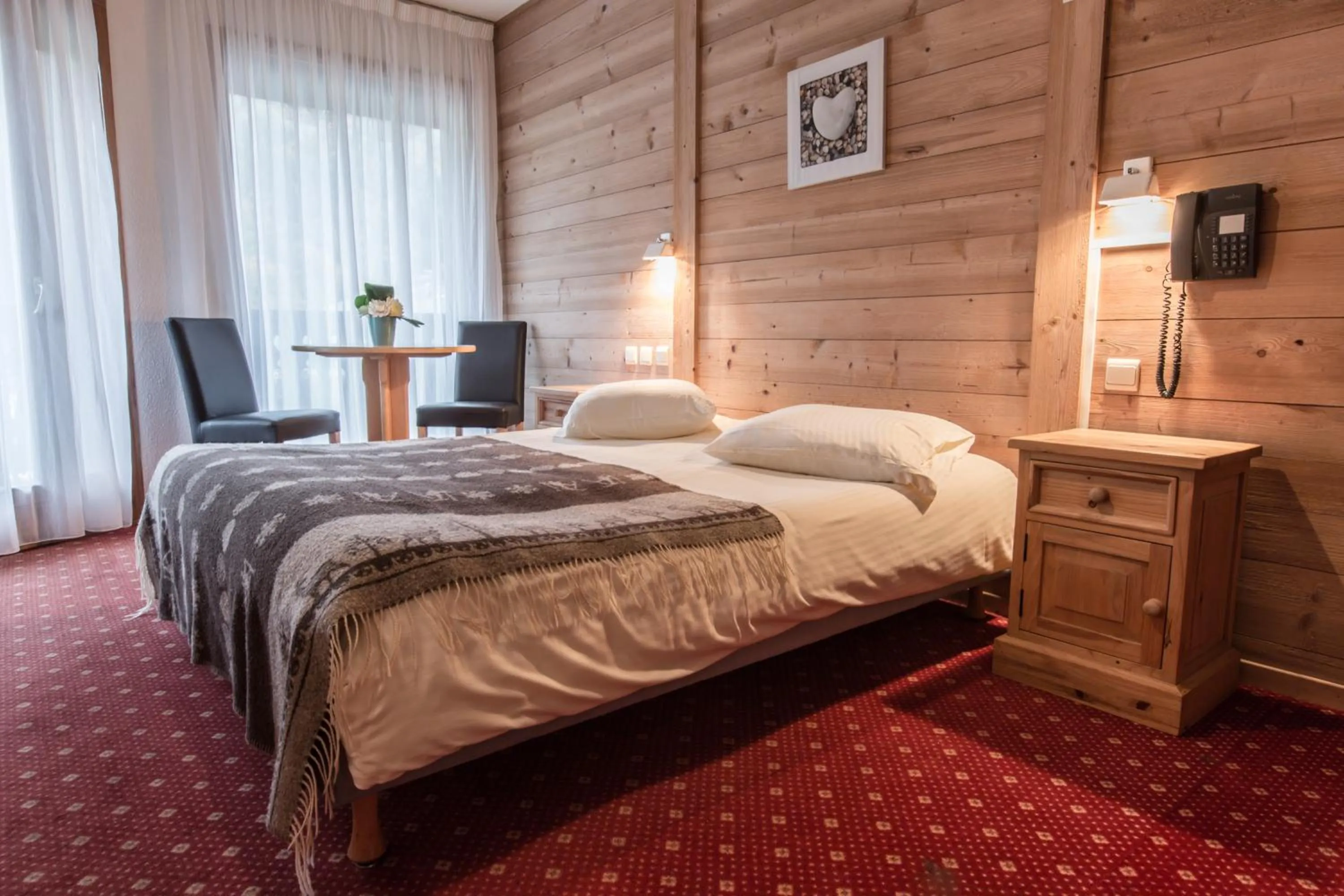 Bedroom, Bed in Hotel Club Le Crêt